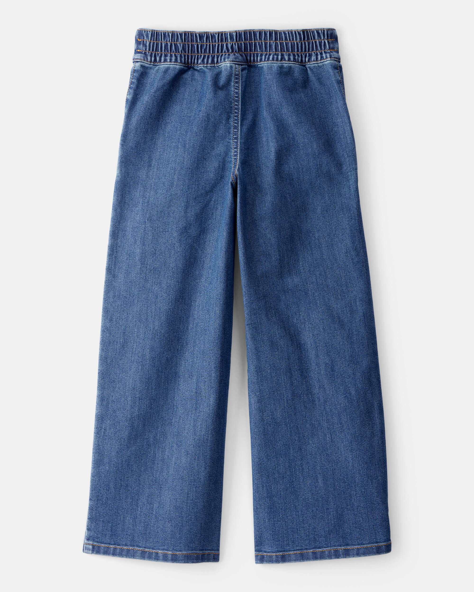 Kid Denim Wide Leg Pants