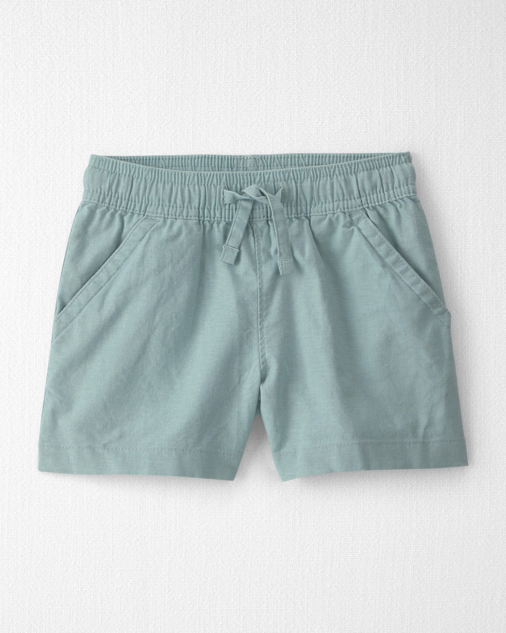 Toddler Boy 2-Piece Knit Top & Short Set Made with Organic Cotton Stripes