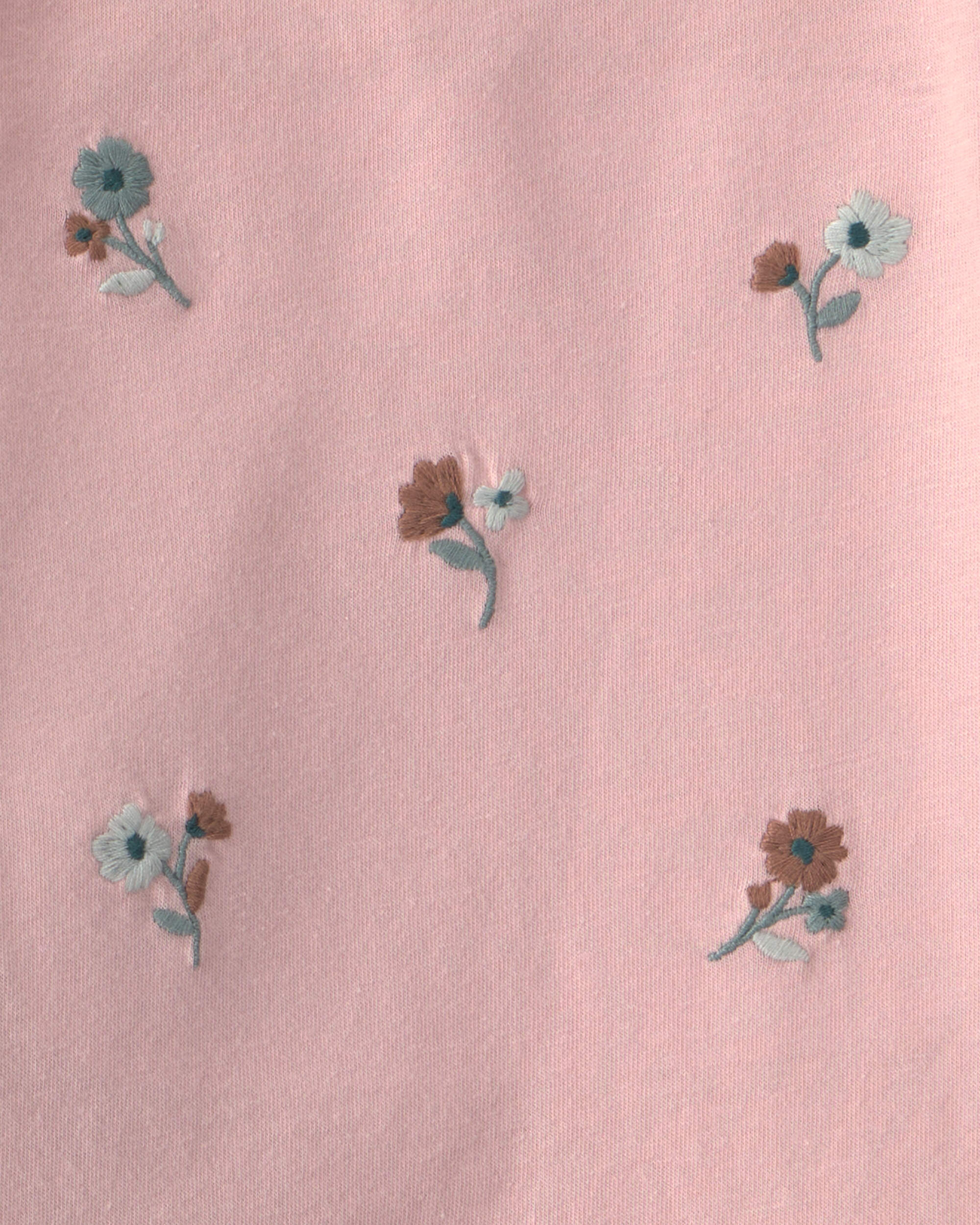 Baby Girl 2-Piece Floral Long-Sleeve Bodysuit & Pant Set - Pink