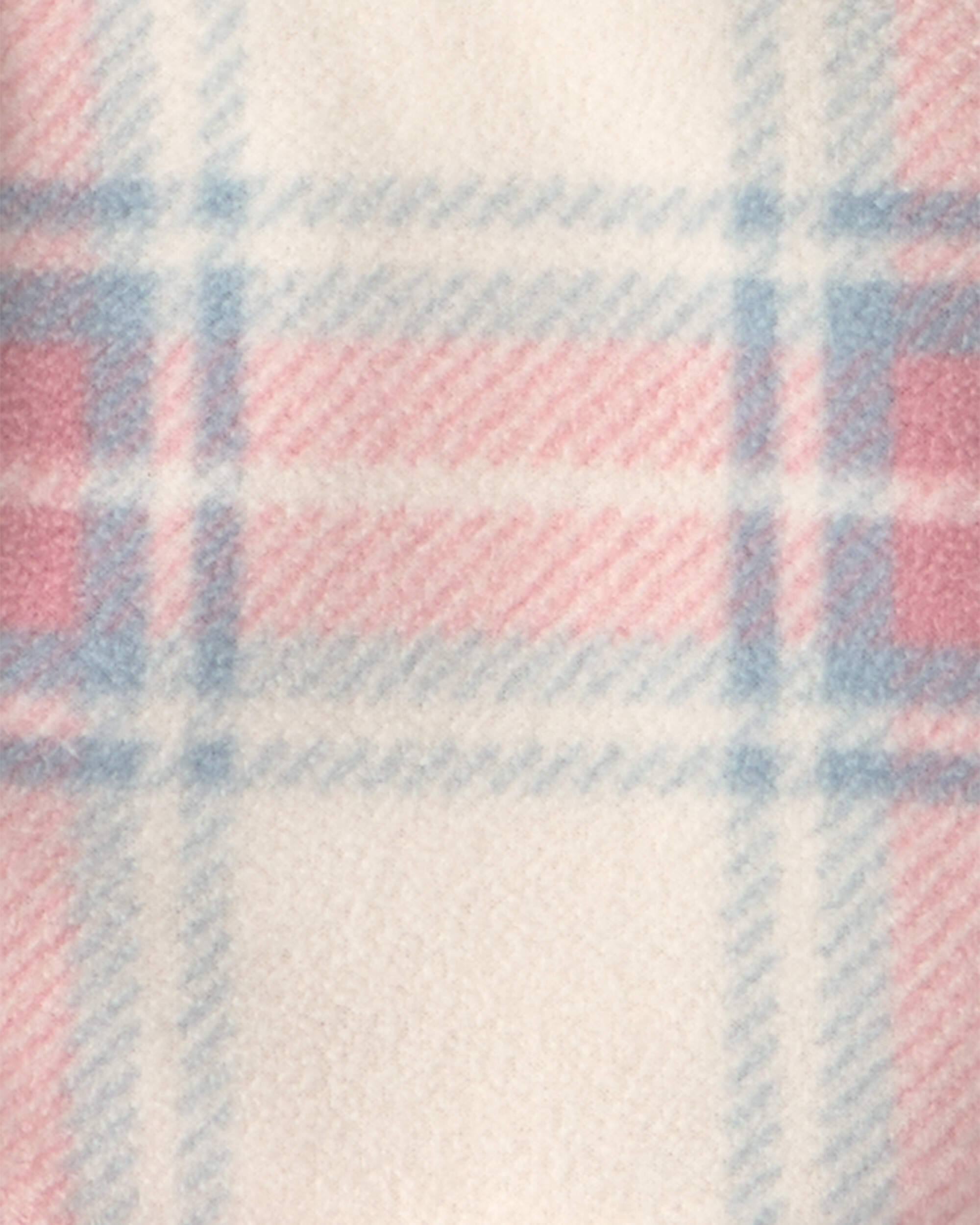 Baby Girl 3-Piece Plaid Fleece Layering Set - Pink