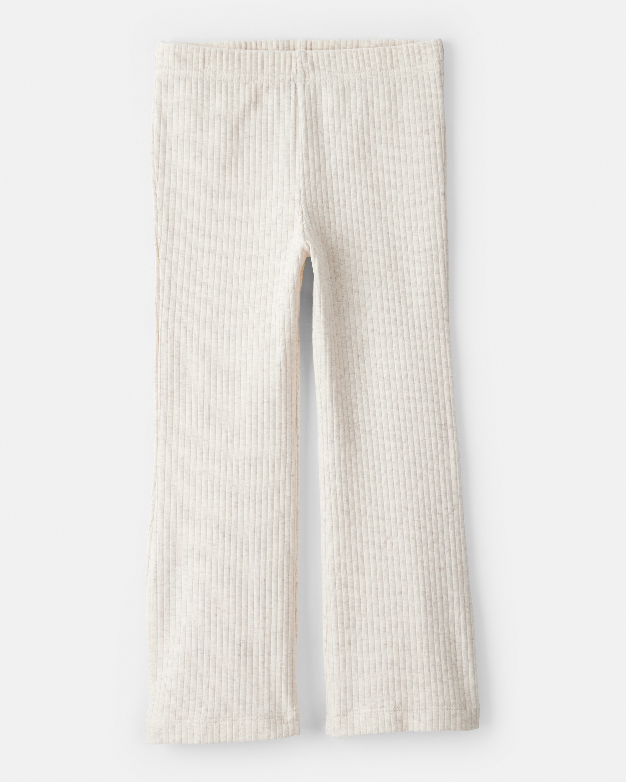 Toddler Girl Fairisle Pullover & Rib Pant Set - Cream