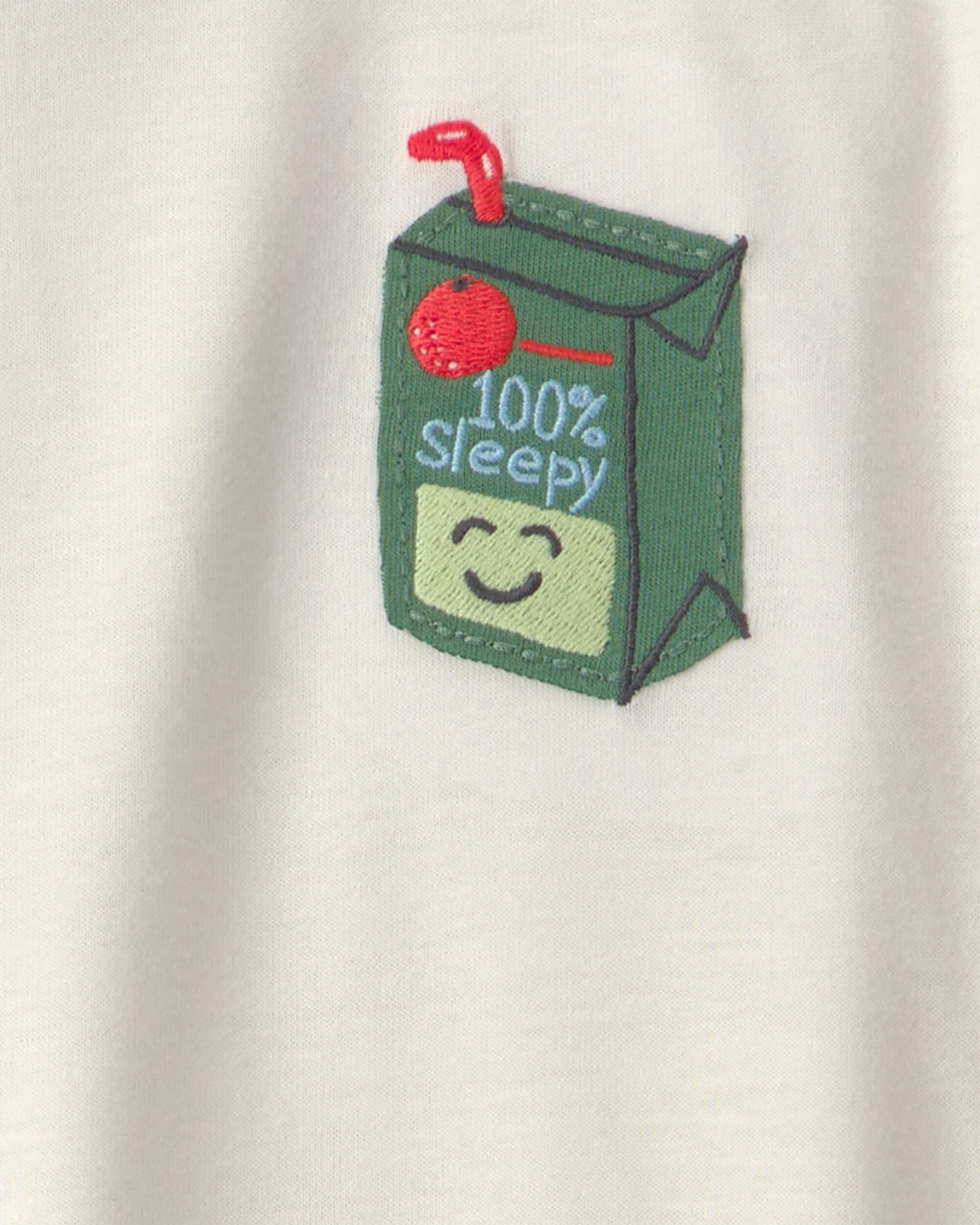 Toddler Boy Juice Box Short-Sleeve 2-Piece Pyjama Set
