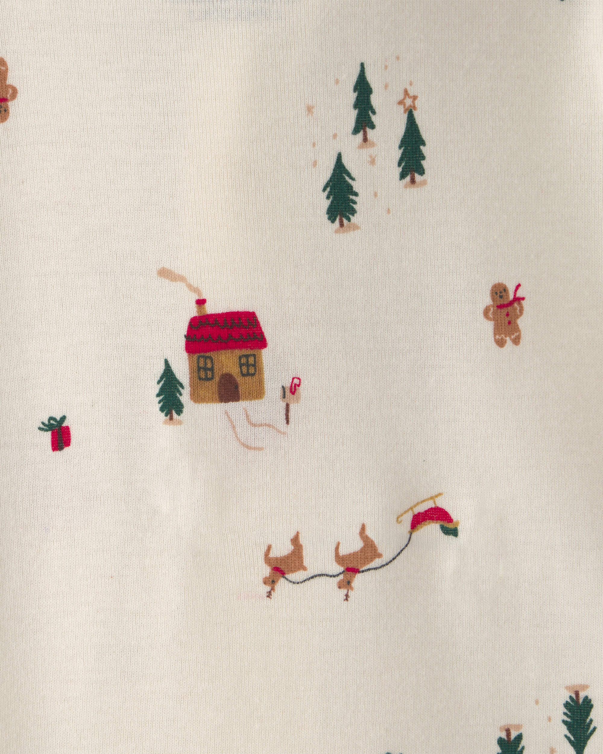 Baby Boy Ensemble 3 pièces « Rêvant du Père Noël » — body à manches longues et pantalon carreaux buffalo pour