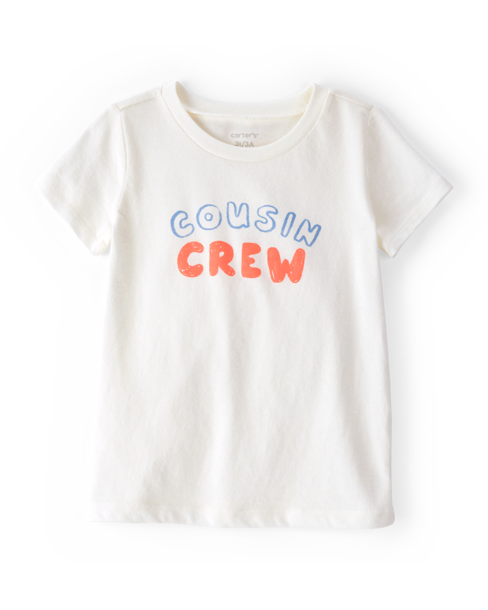Toddler Cousin Crew Short-Sleeve Graphic Tee -White