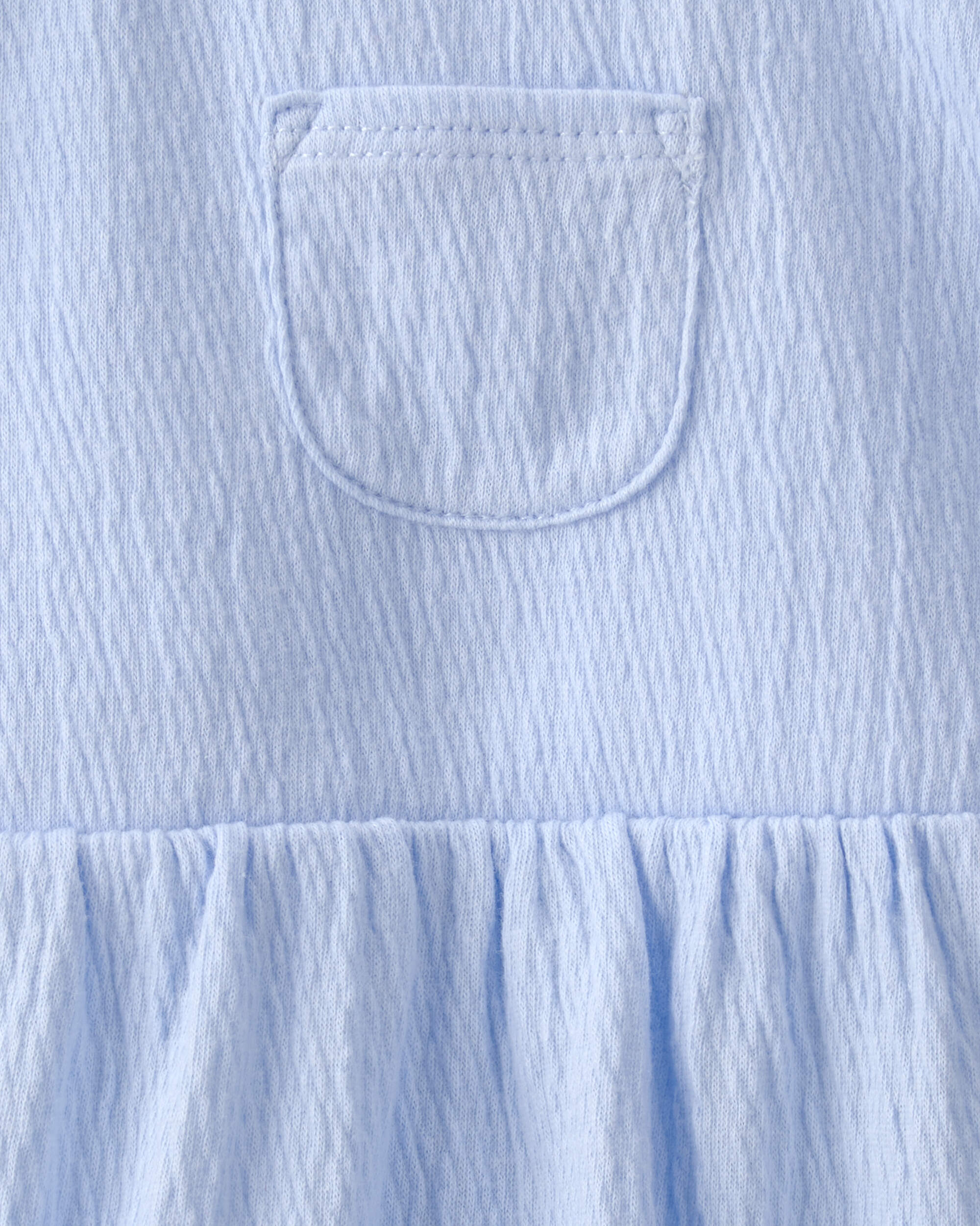 Baby Girl 2-Piece Jumper Dress Set - Blue