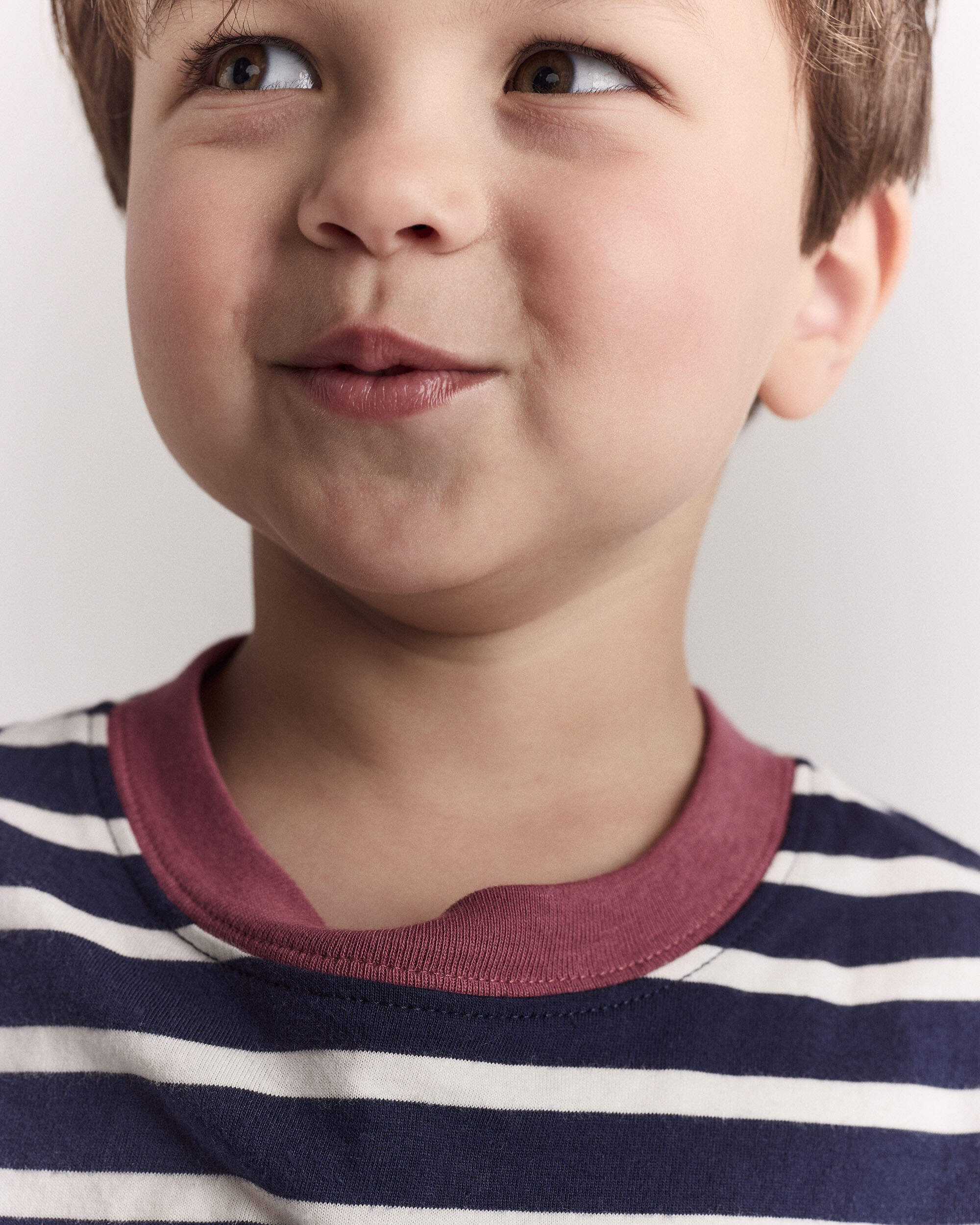 Toddler Striped Short-Sleeve Relaxed Subway Tee - Navy