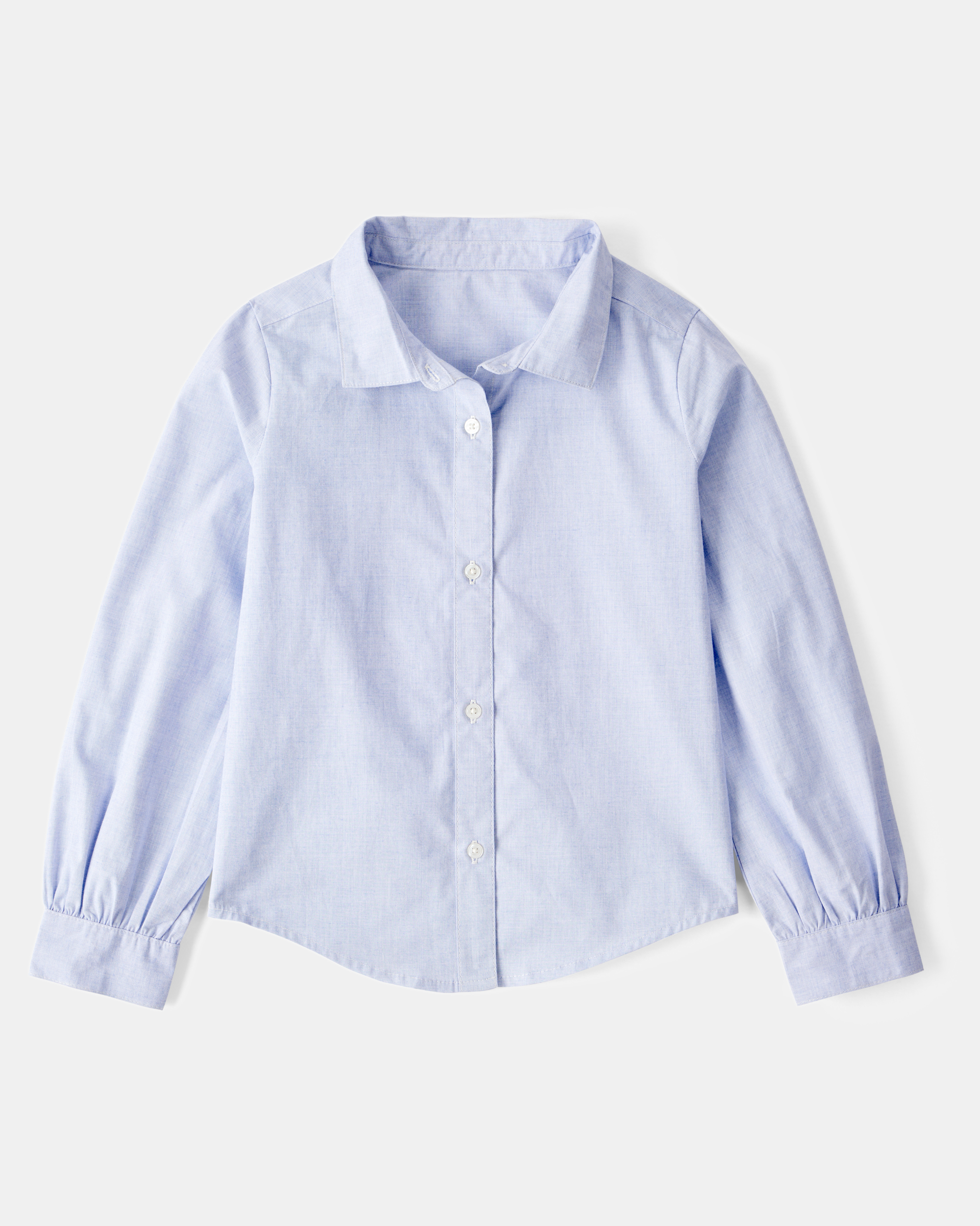 Kid 2-Piece Button-Front Shirt & Sweater Vest Top