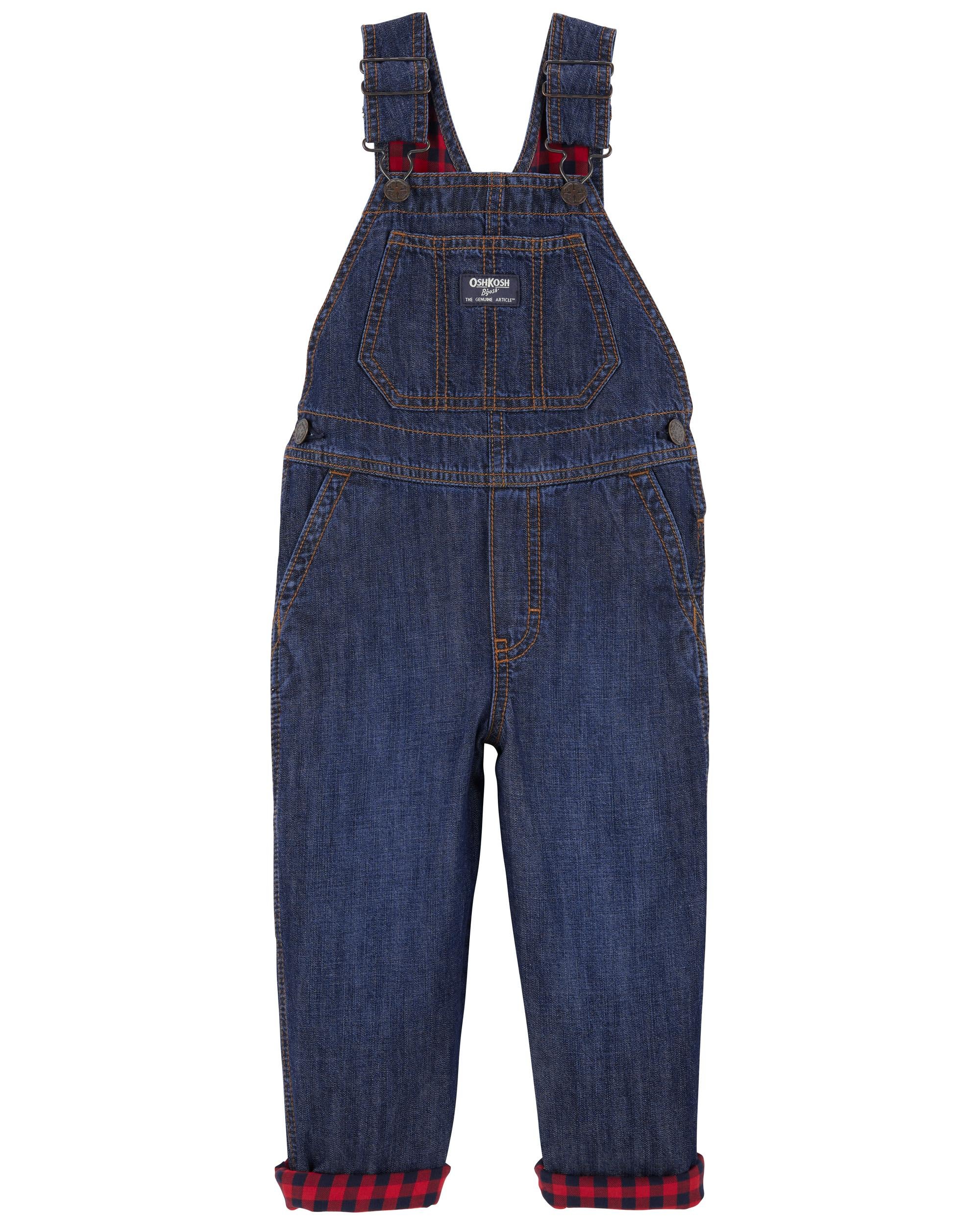 Flannel lined overalls denim outlet
