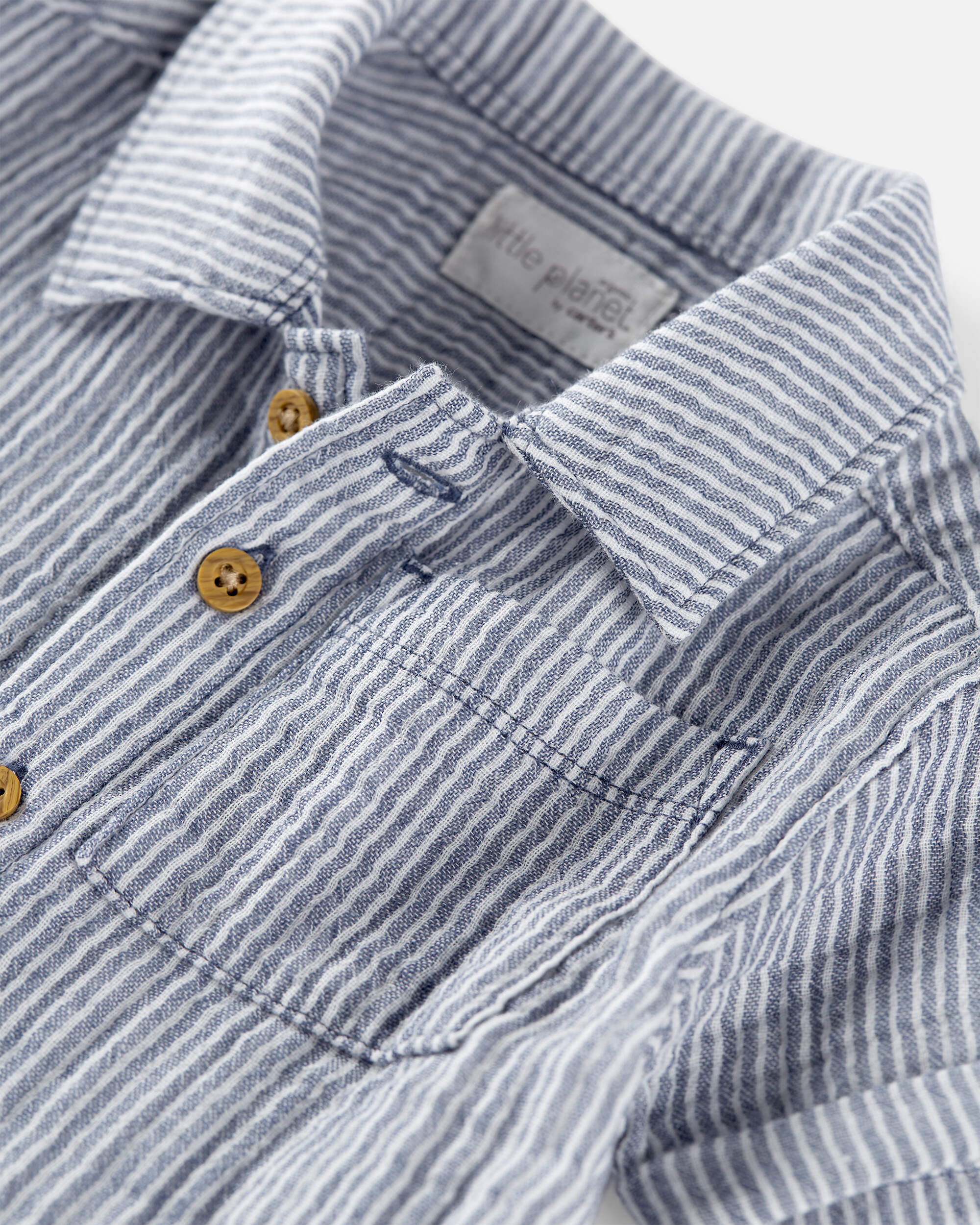 Baby Boy 2-Piece Organic Cotton Striped Set