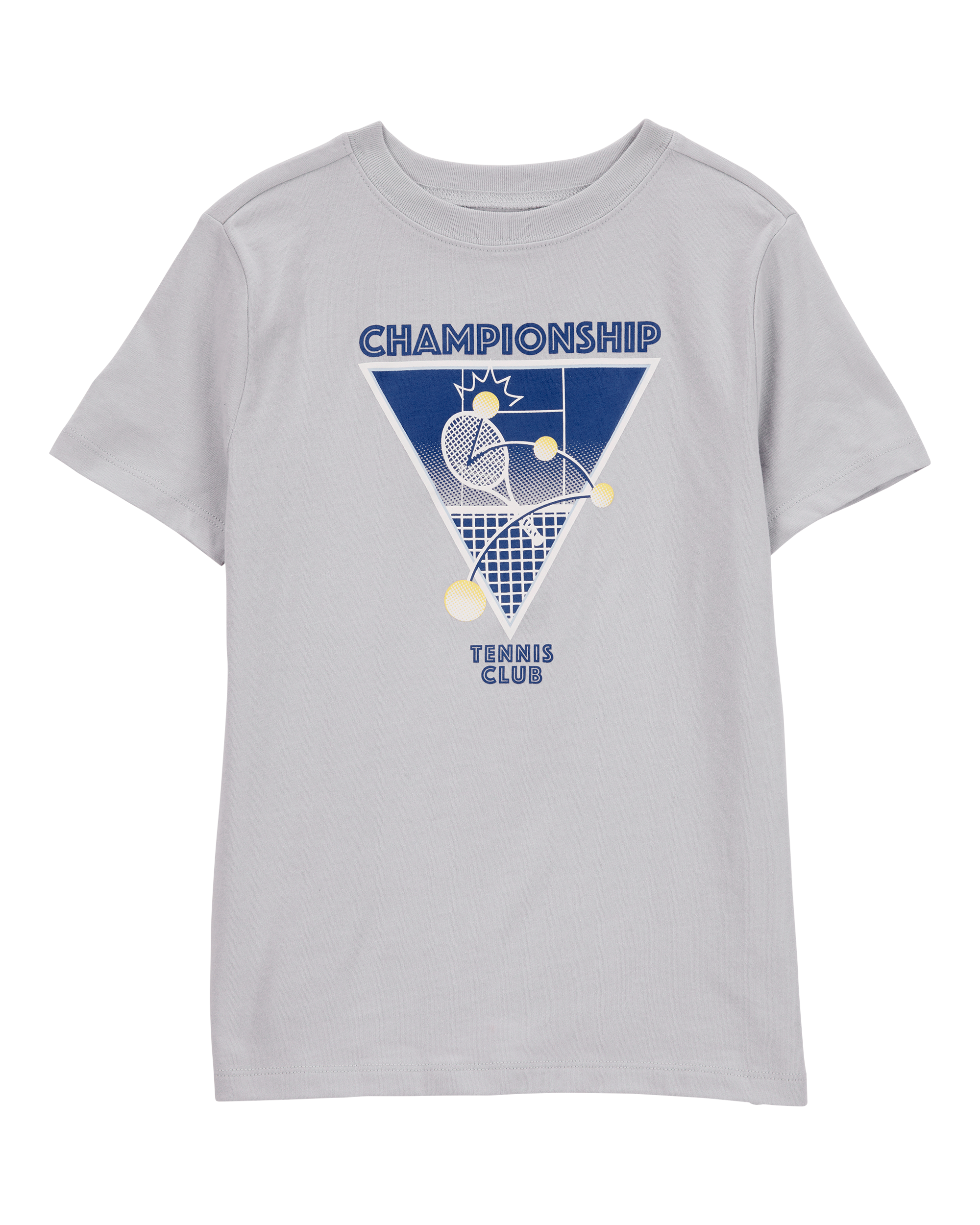 Kid Tennis Short-Sleeve Graphic Tee - Grey