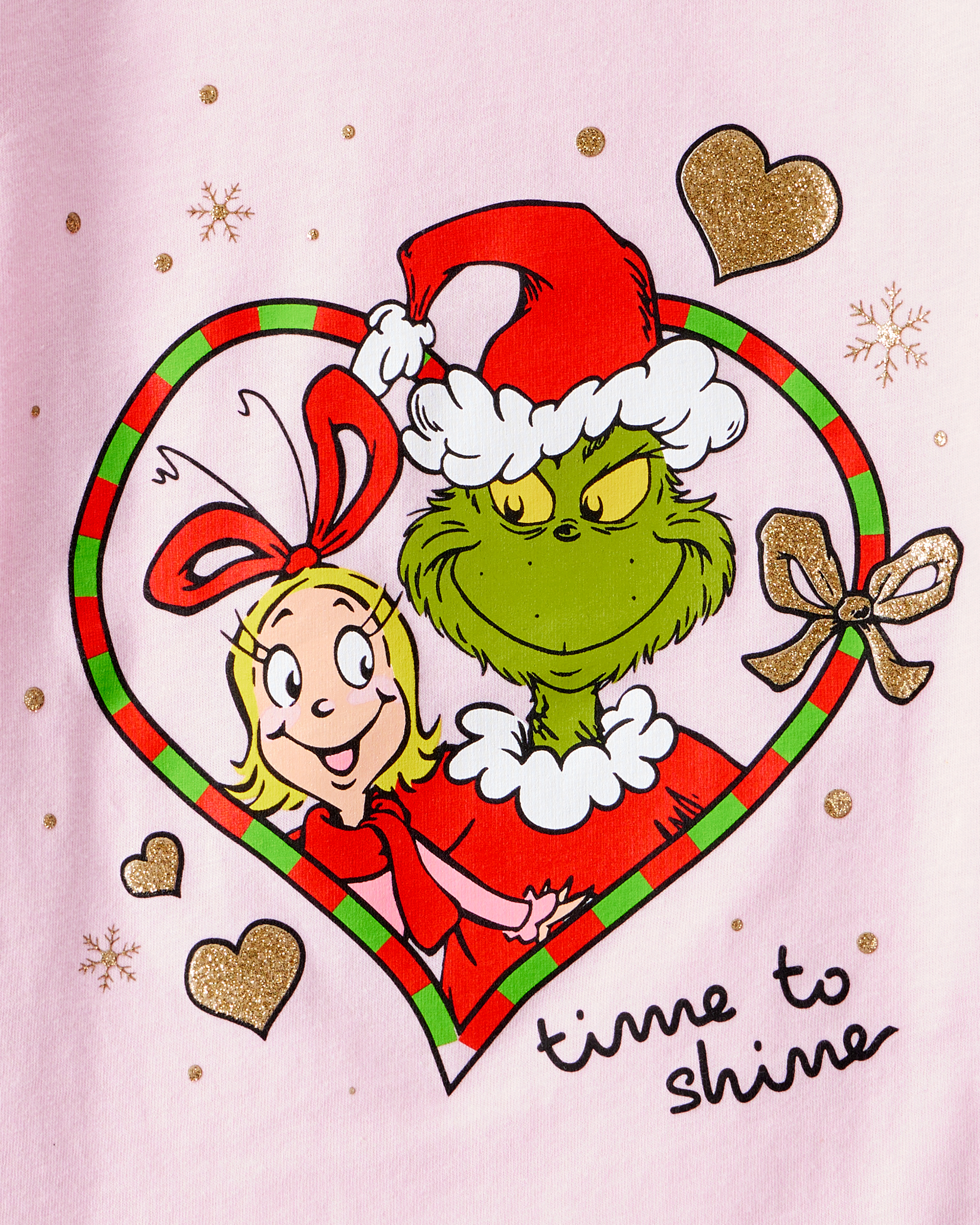 Toddler Girl Christmas Dr. Seuss™ The Grinch Long-Sleeve Graphic Tee - Pink