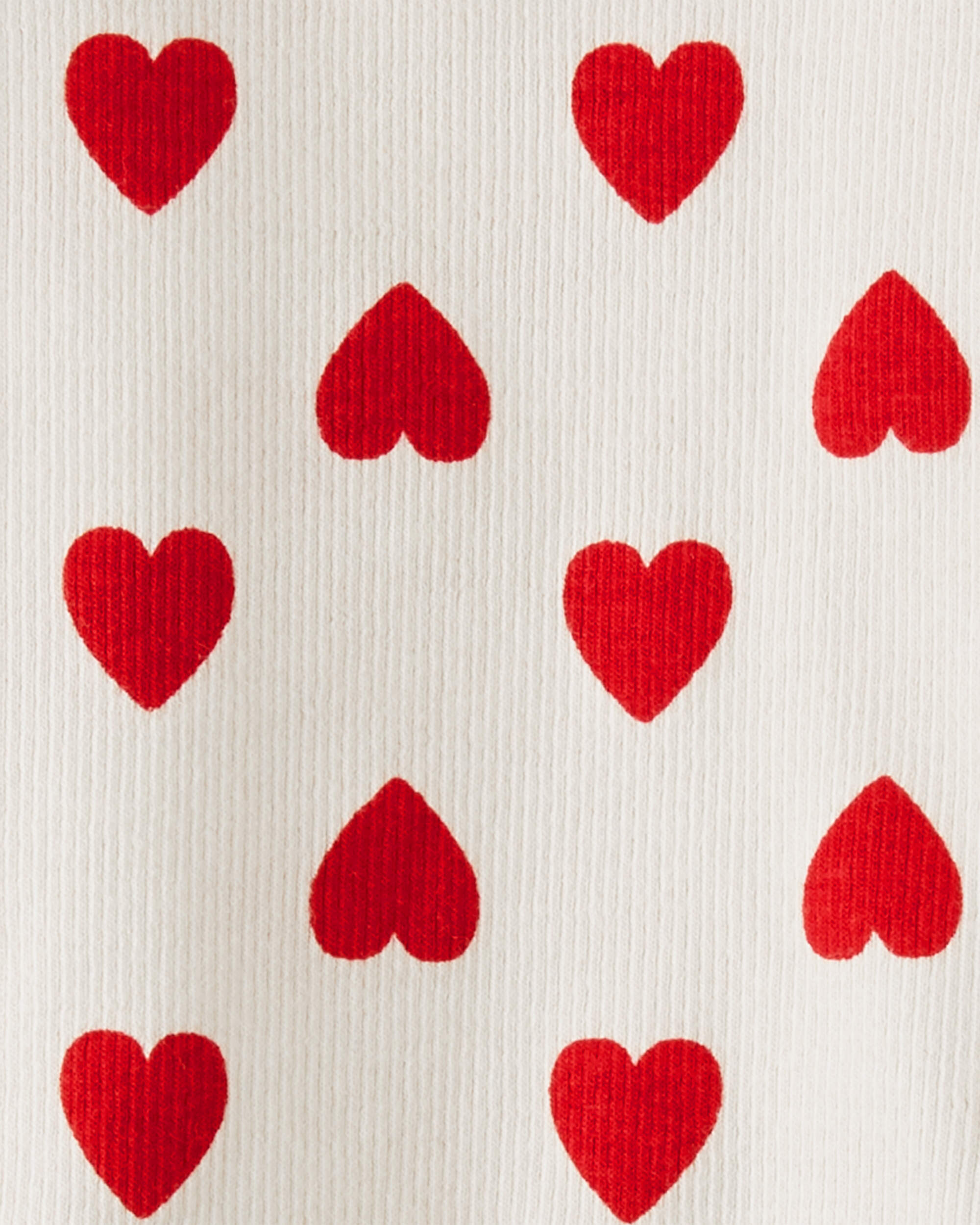 Baby Organic Cotton Pyjamas Forever Hearts Print