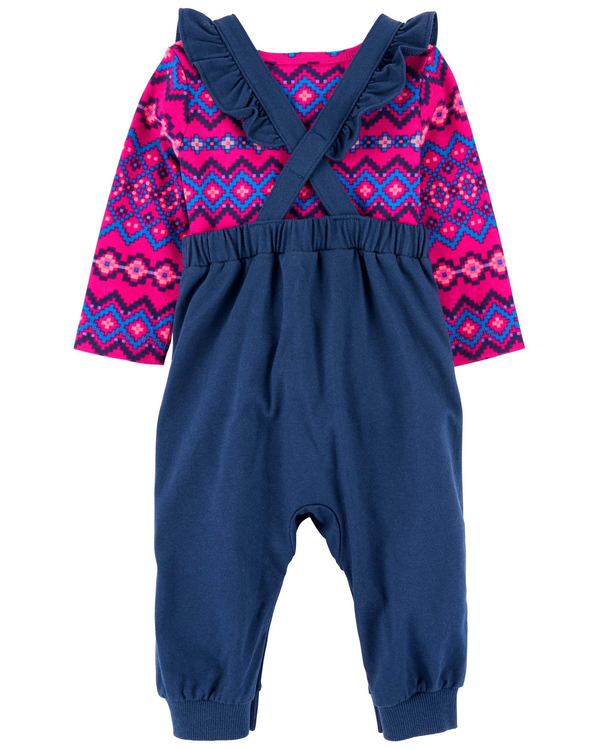 Carters baby girl overalls on sale