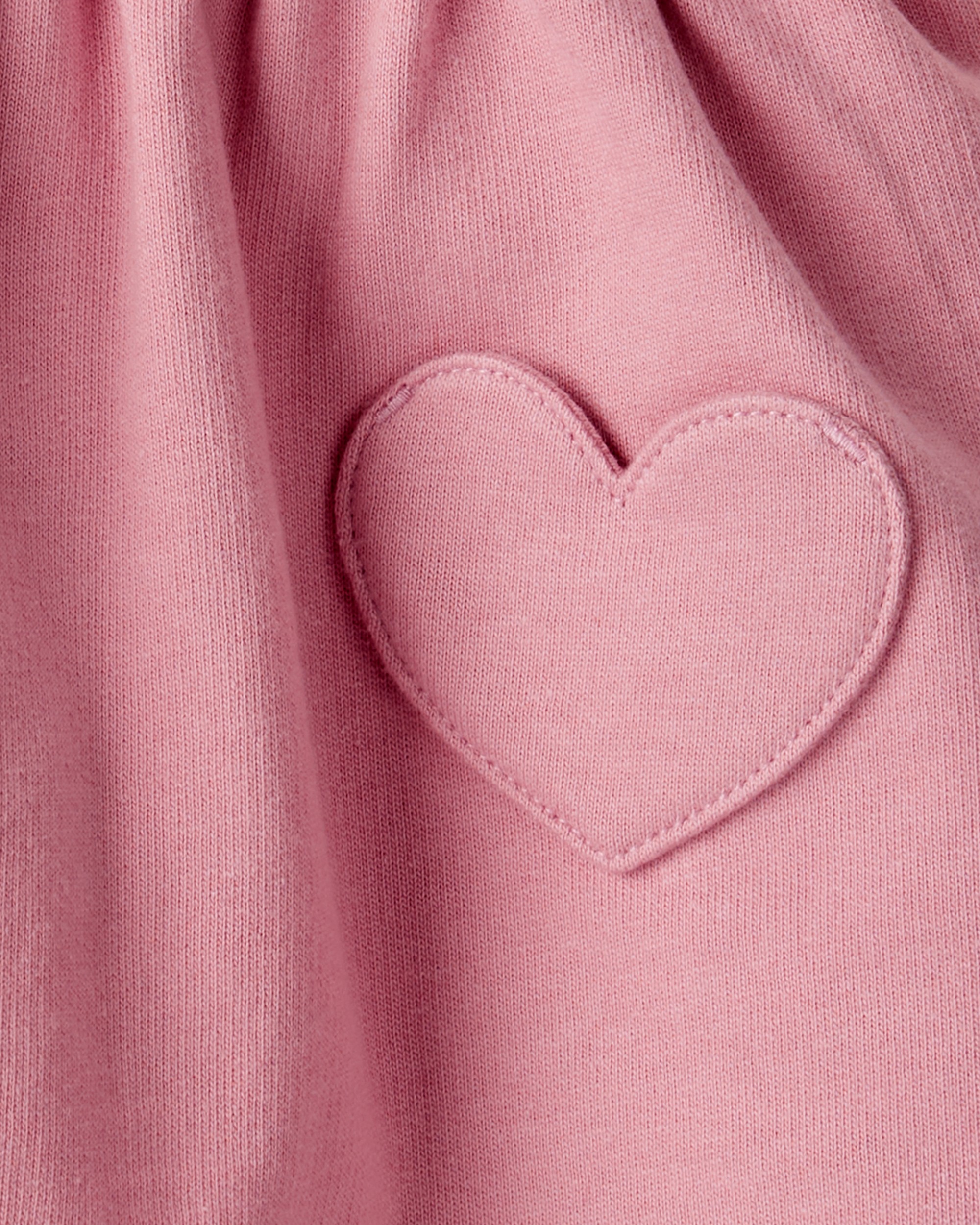 Baby Girl Valentine's Day 3-Piece Heart Long-Sleeve Top & Skirt Set - Pink