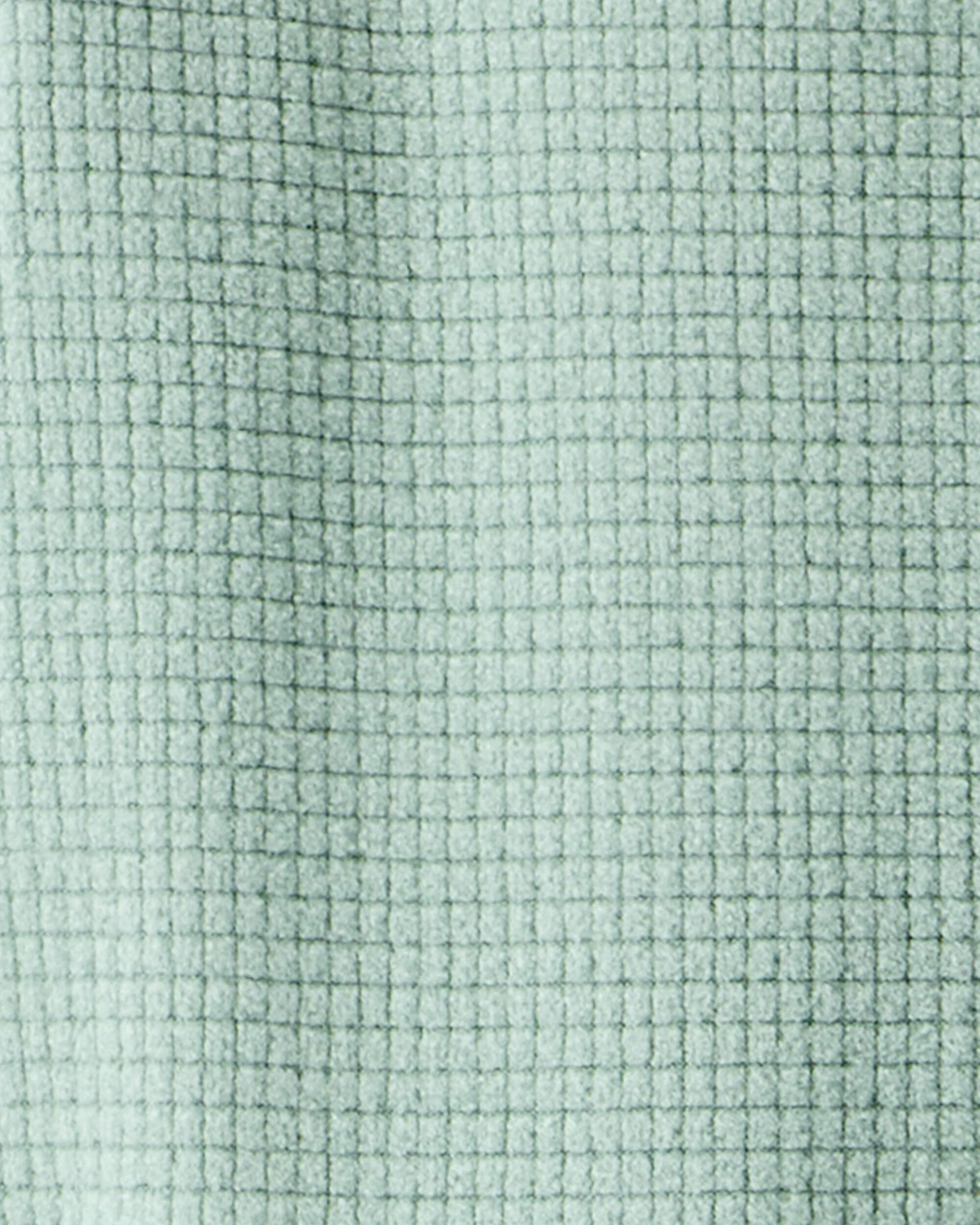 Baby Boy Loose Fit Long-Sleeve 2-Way Zip 1-Piece Pyjamas - Green