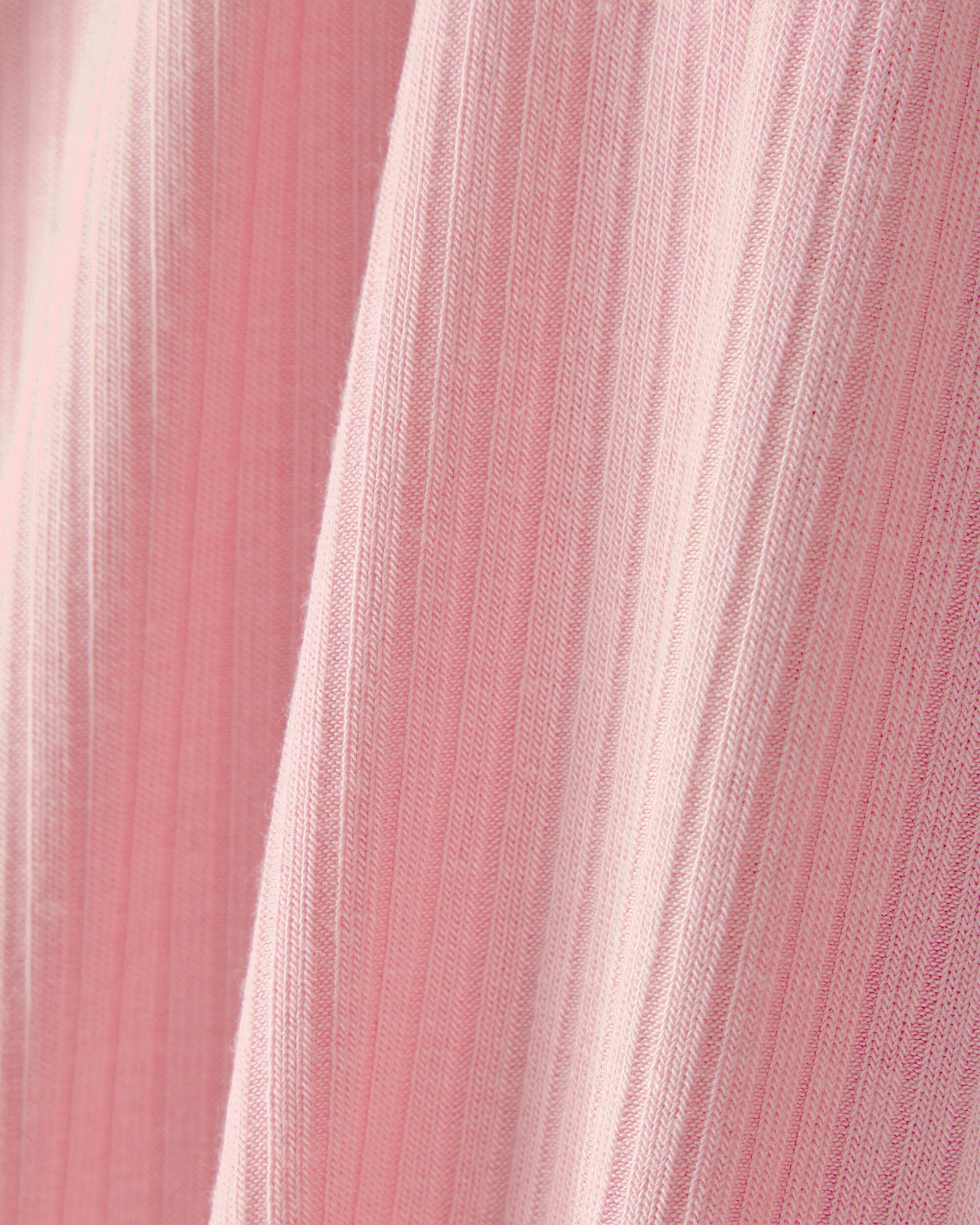 Baby Girl 2-Way Zip PurelySoft Sleeper - Pink