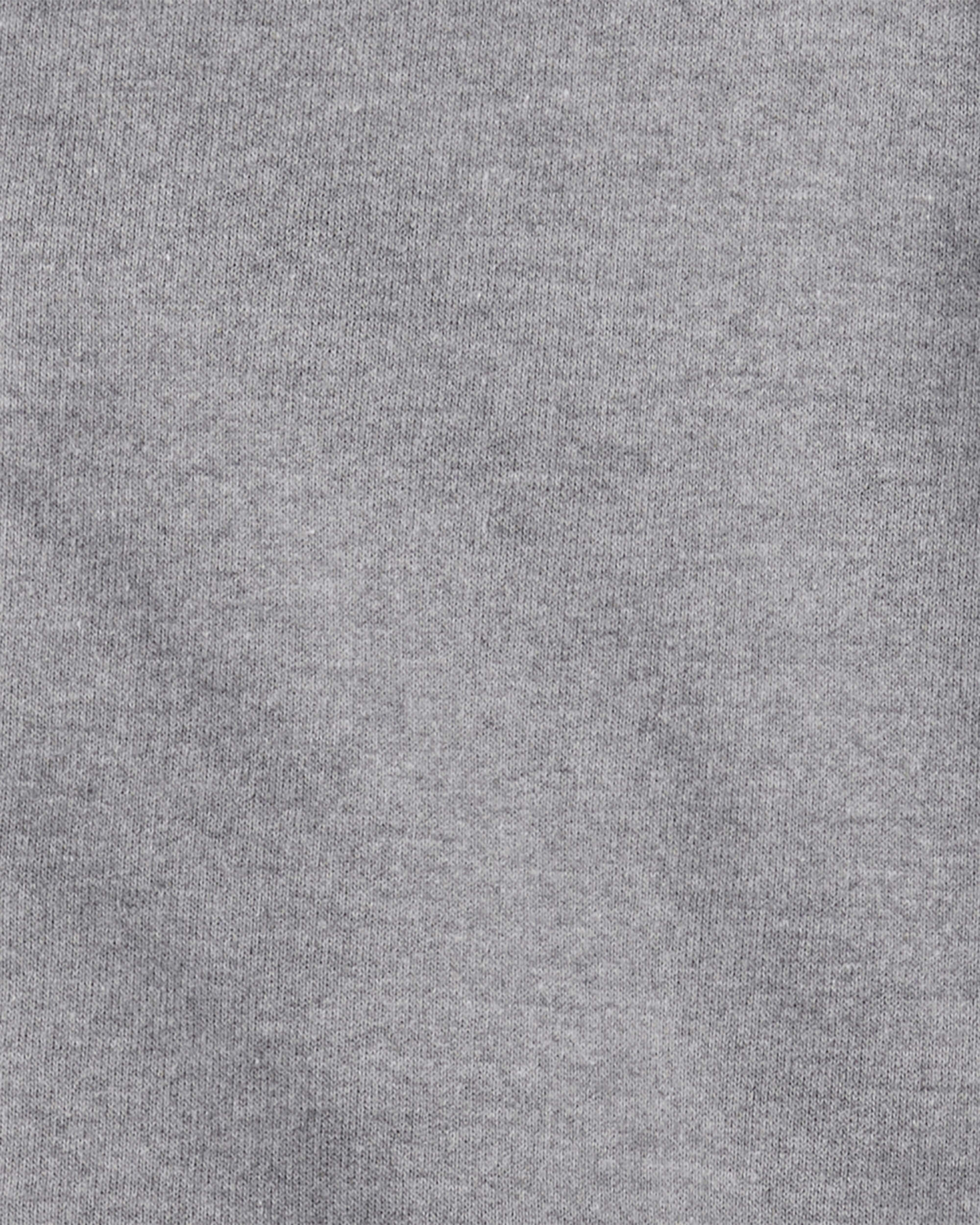 Boys Long-Sleeve Hooded Zip-Up Jacket - Grey