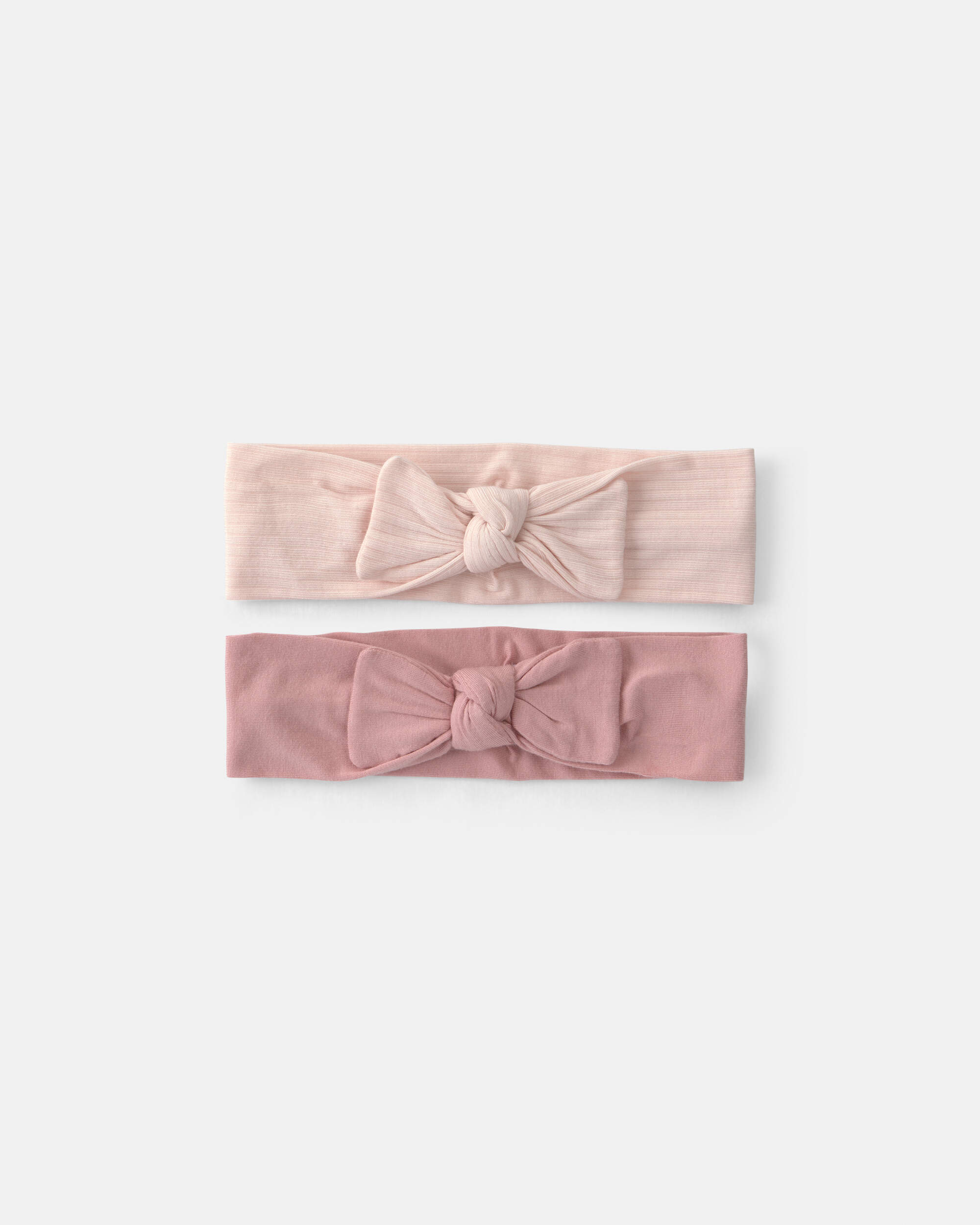 Baby Girl 2-Pack Bow PurelySoft™ Headwraps - Pink