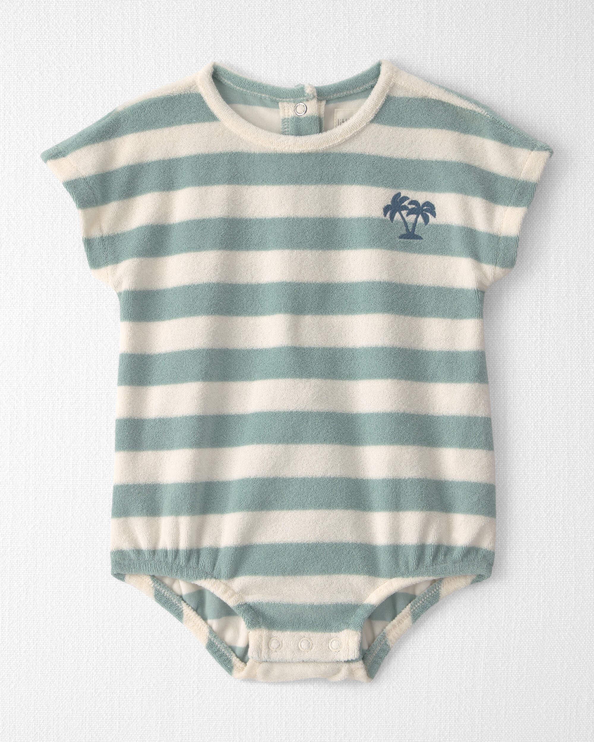 Baby Terry Bubble Made with Organic Cotton Stripes