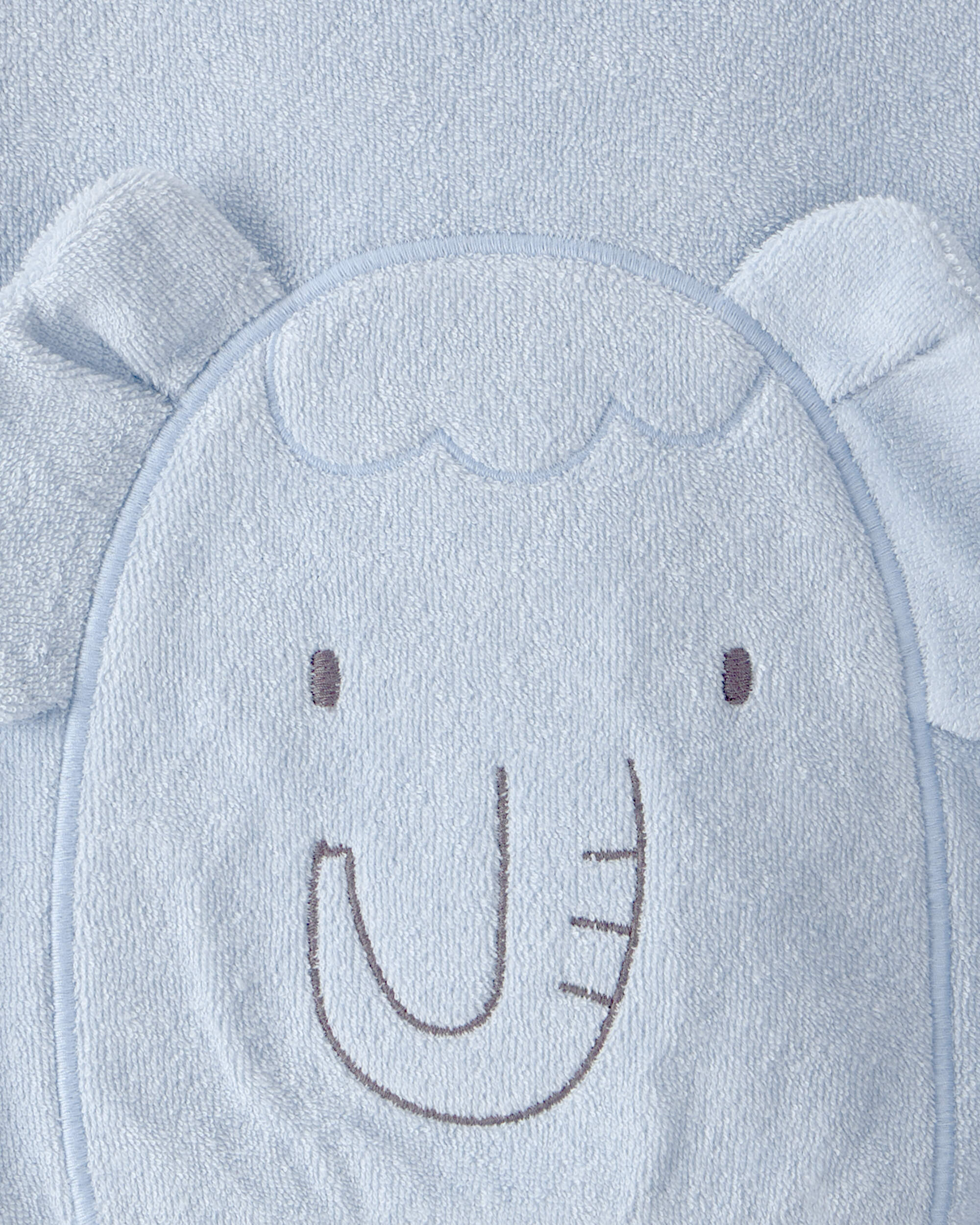 Baby Boy Elephant Terry Pullover Sweatshirt - Blue