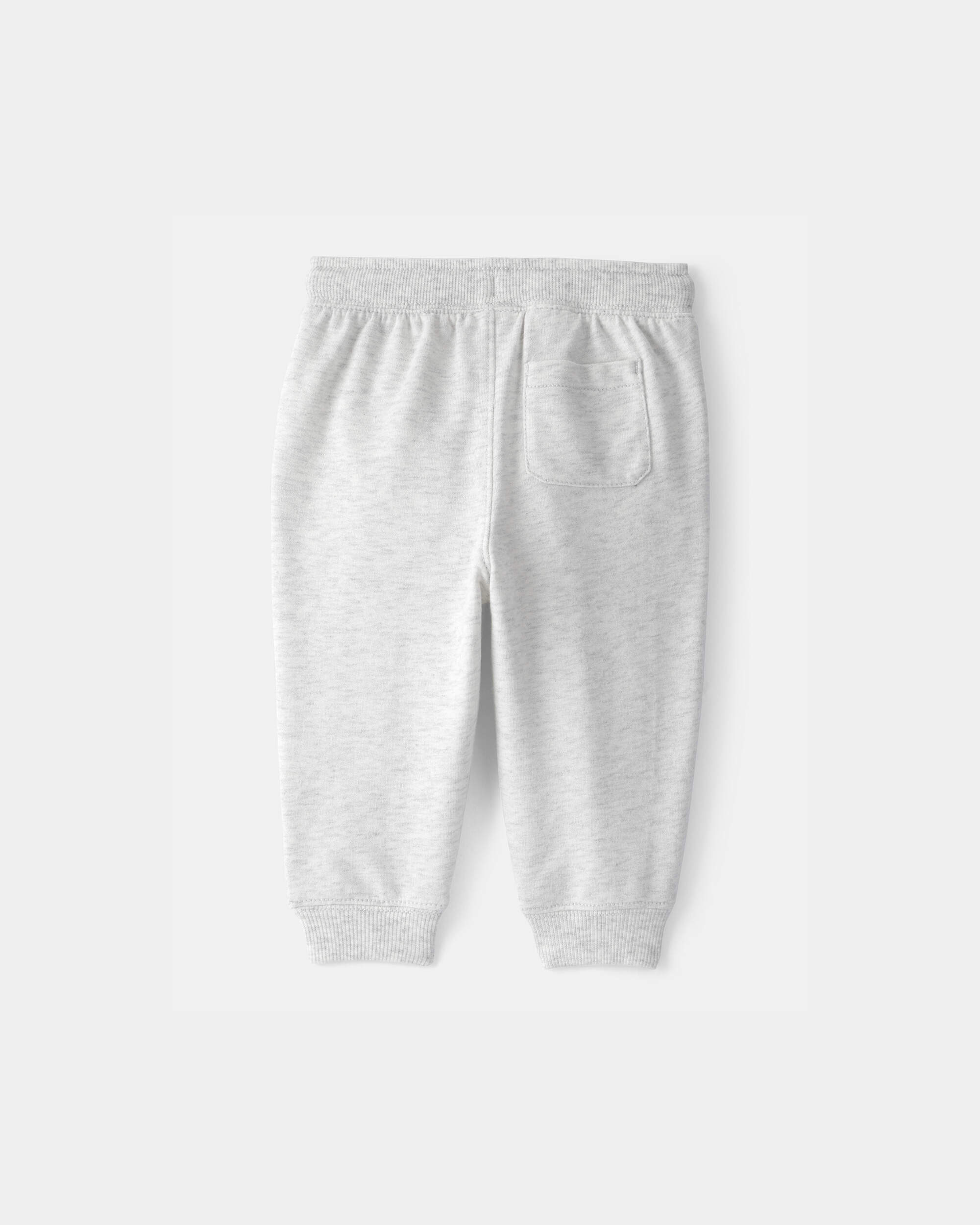 Baby Boy French Terry Joggers - Grey