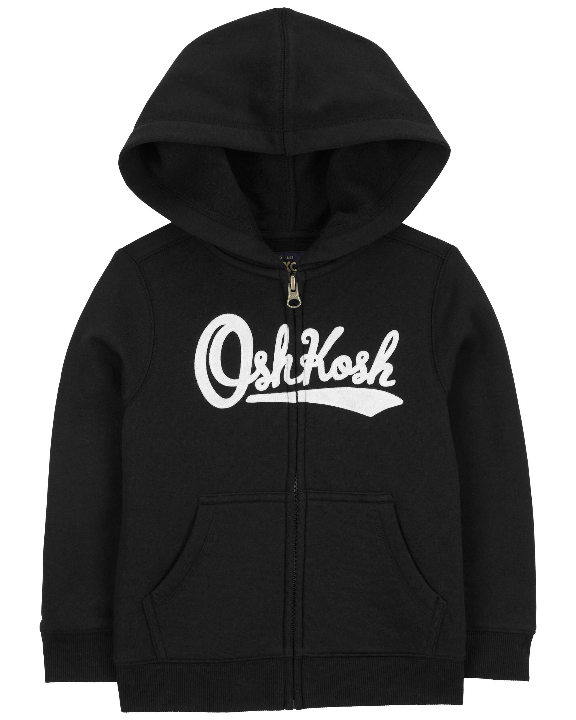 Black Toddler OshKosh Logo Zip Jacket Carter’s Oshkosh Canada