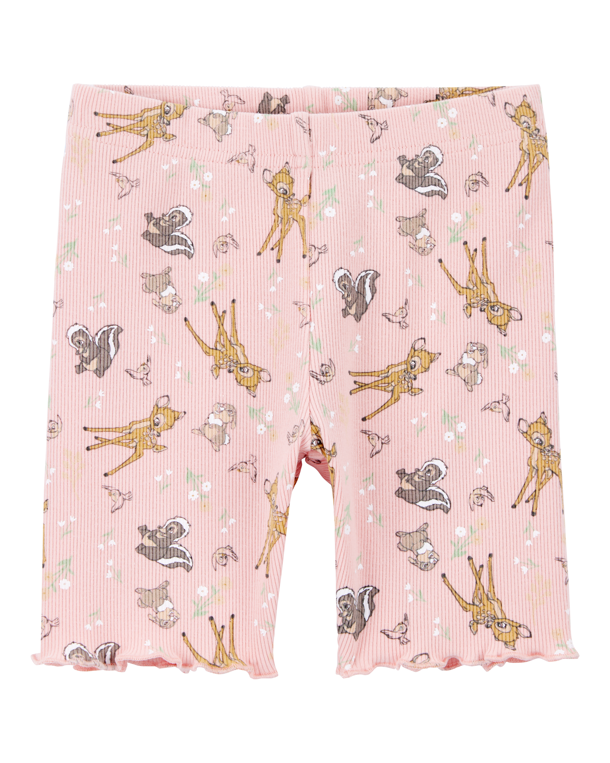 Toddler 2-Piece Bambi Flutter-Sleeve & Bike Short Set - Pink