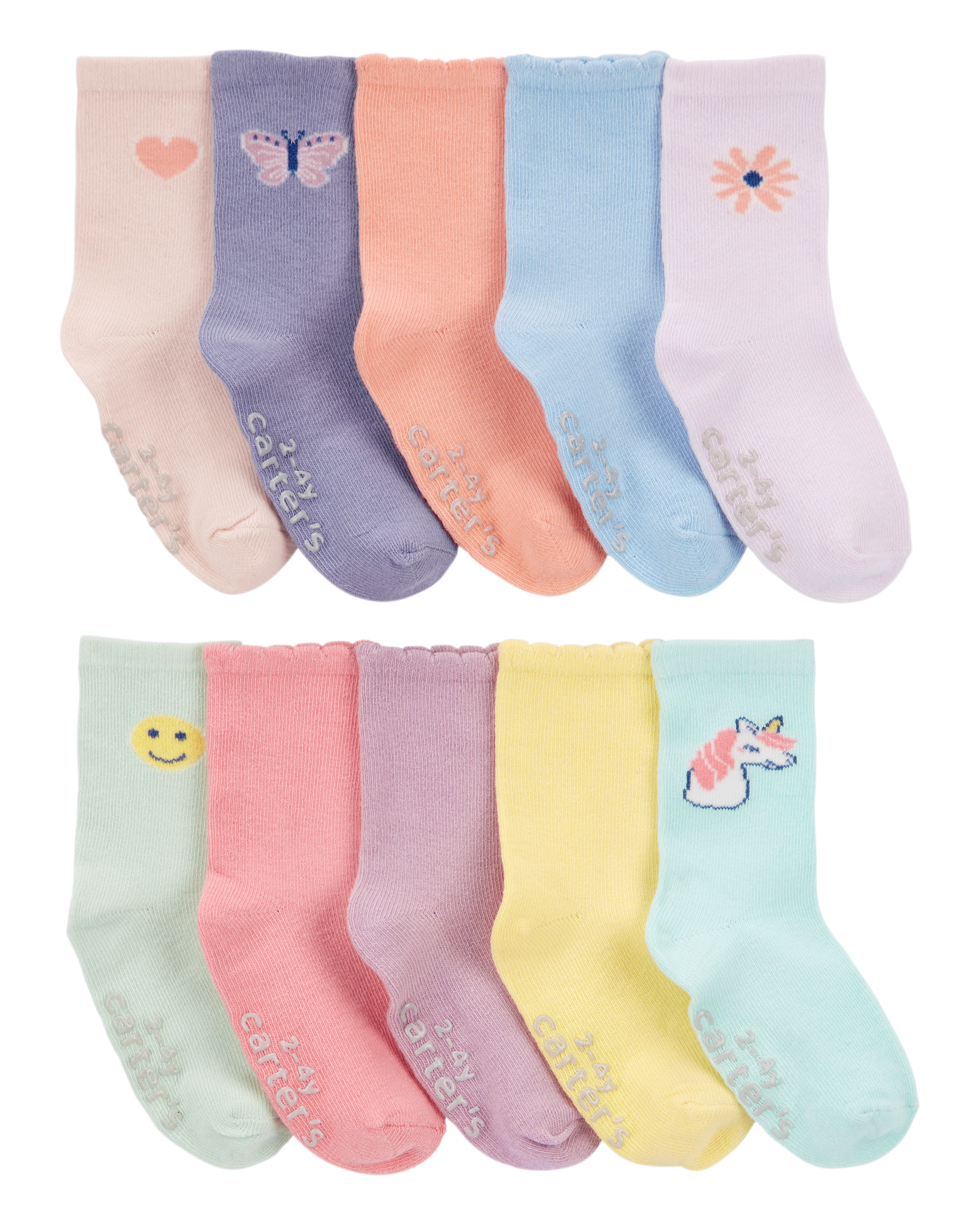 Toddler 10-Pack Crew Socks