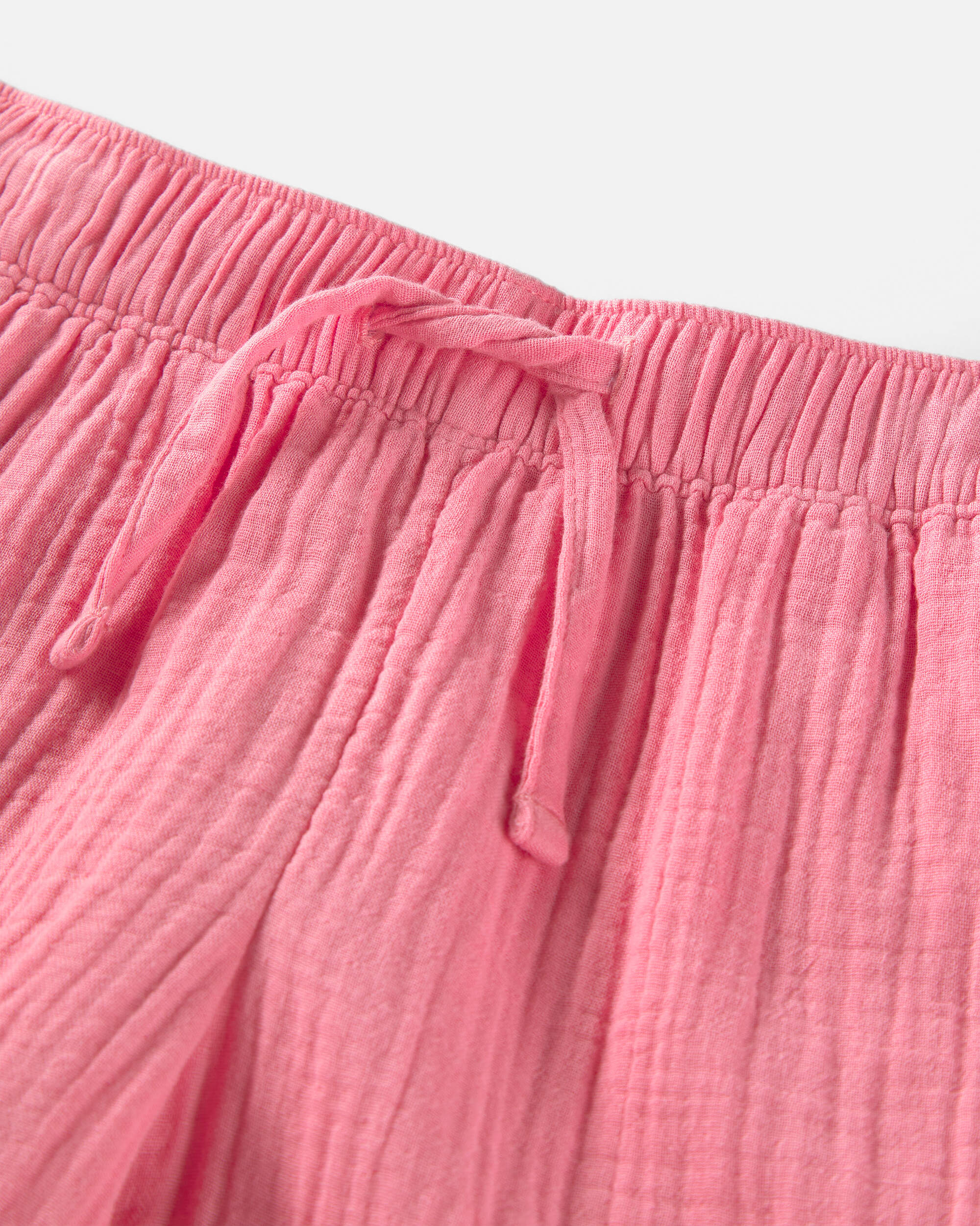 Girls Organic Cotton Gauze Pants