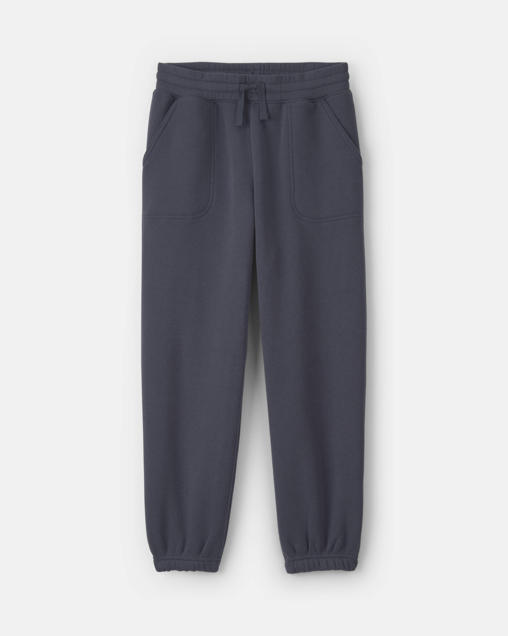 Girls Fleece Joggers - Navy Blue