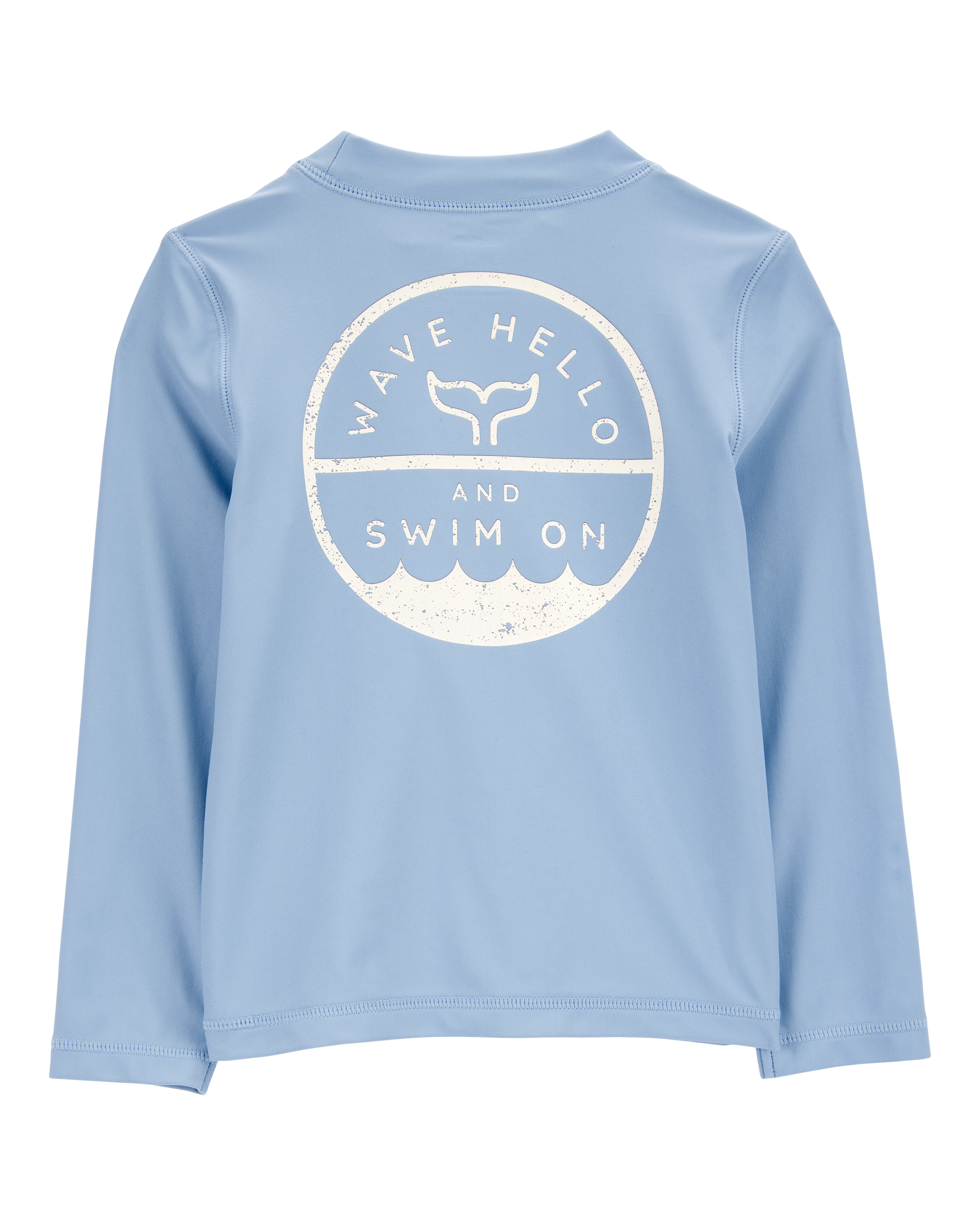 Baby Boy Whale Rashguard Set - Blue