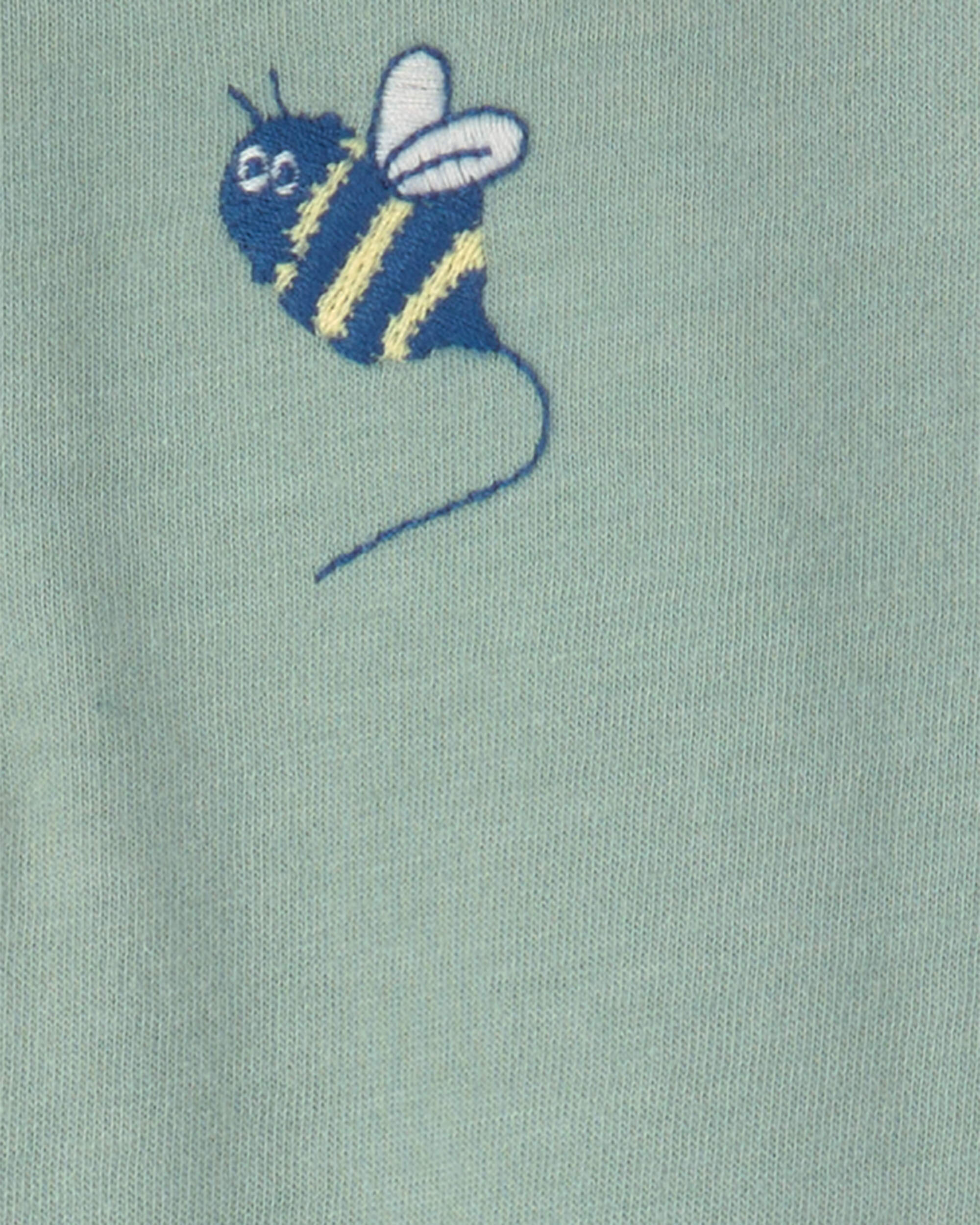 Baby Boy Bumble Bee Short-Sleeve Polo Shirt - Green