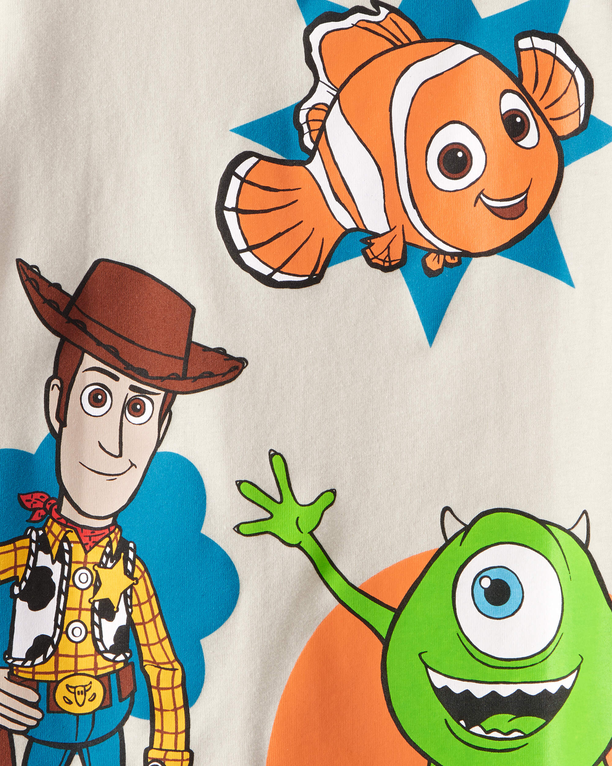 Toddler Pixar Character Short-Sleeve Graphic Tee - Cream