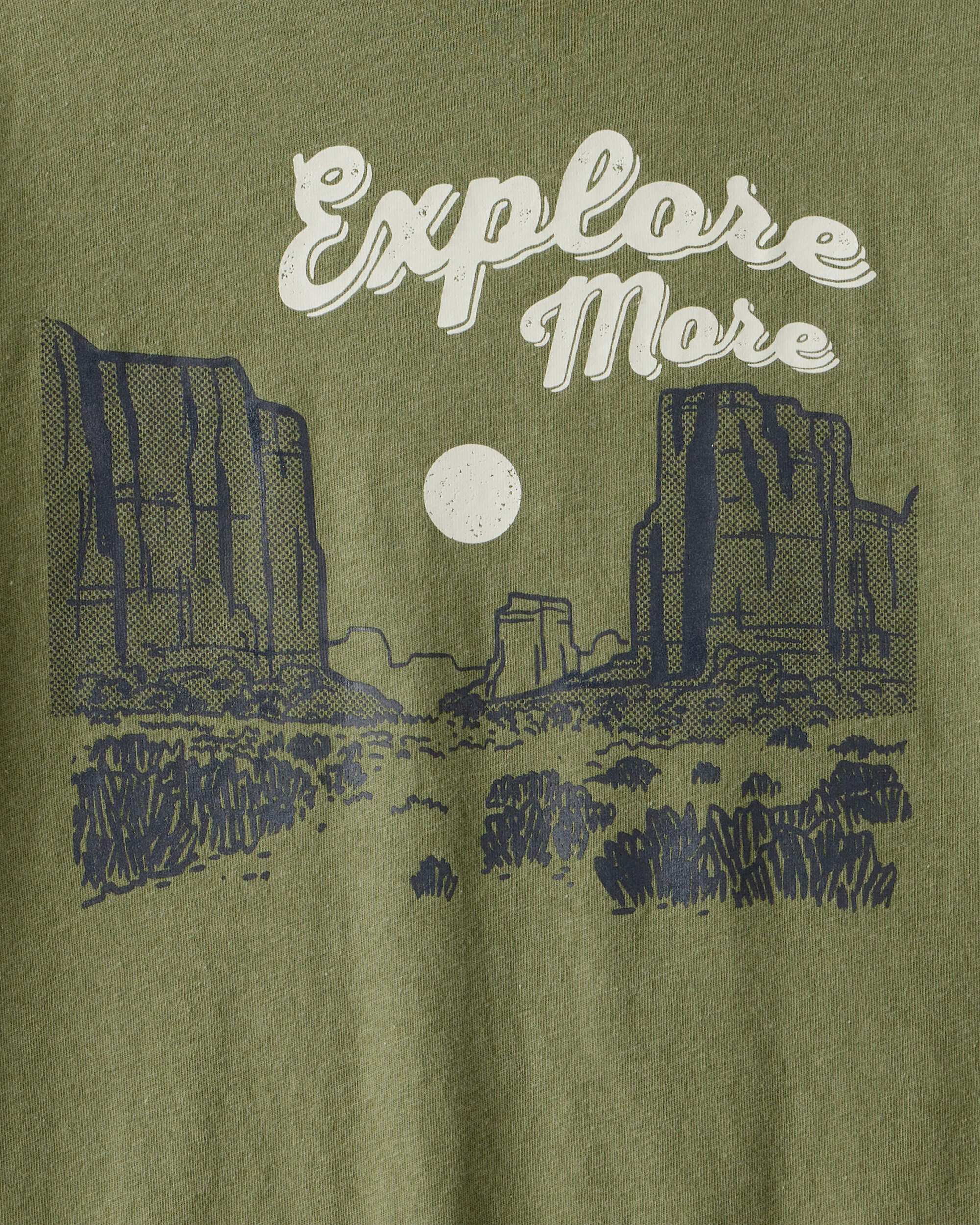 Boys Explore Long-Sleeve Graphic Tee - Green
