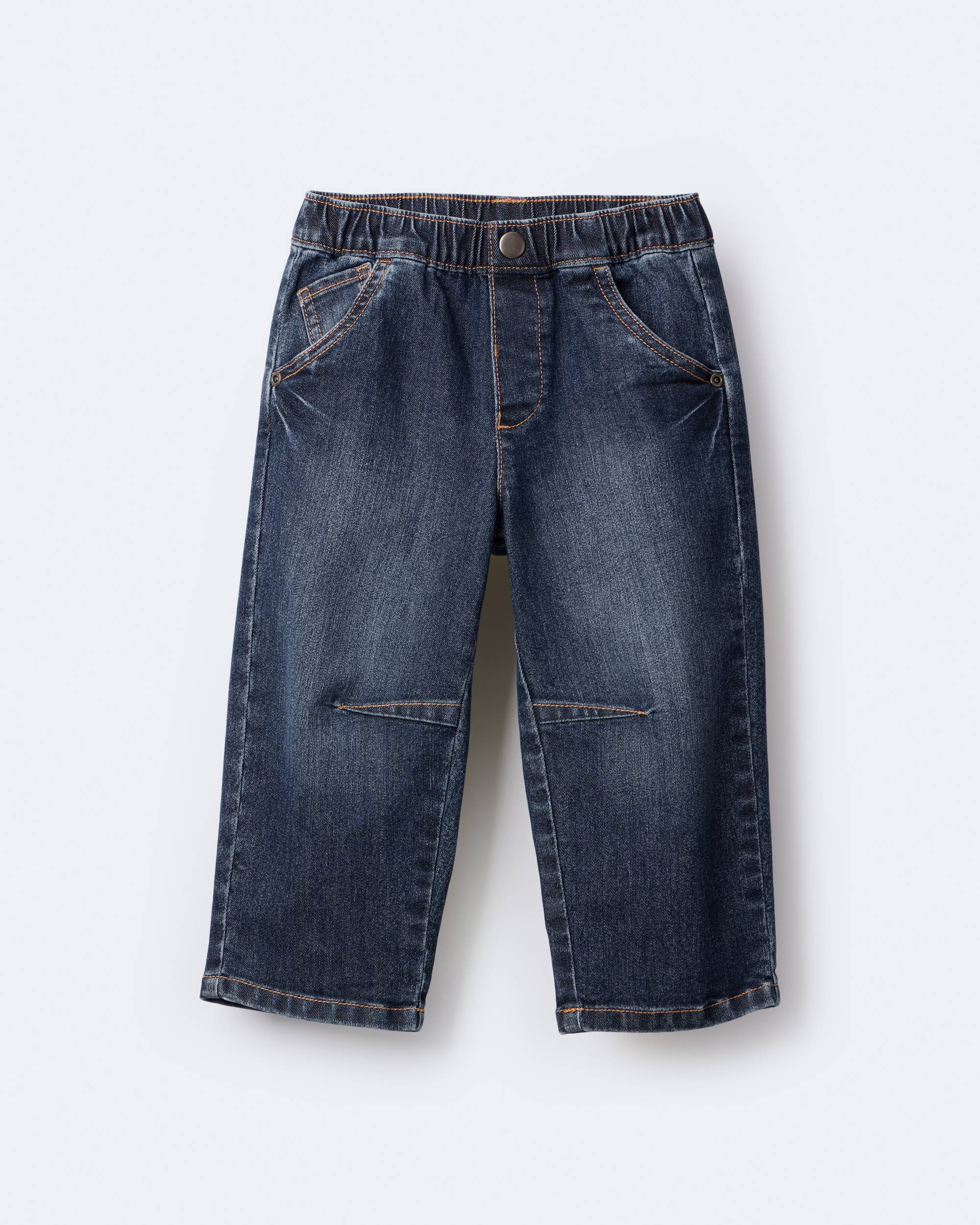 Toddler Barrel Pant Denim - Blue