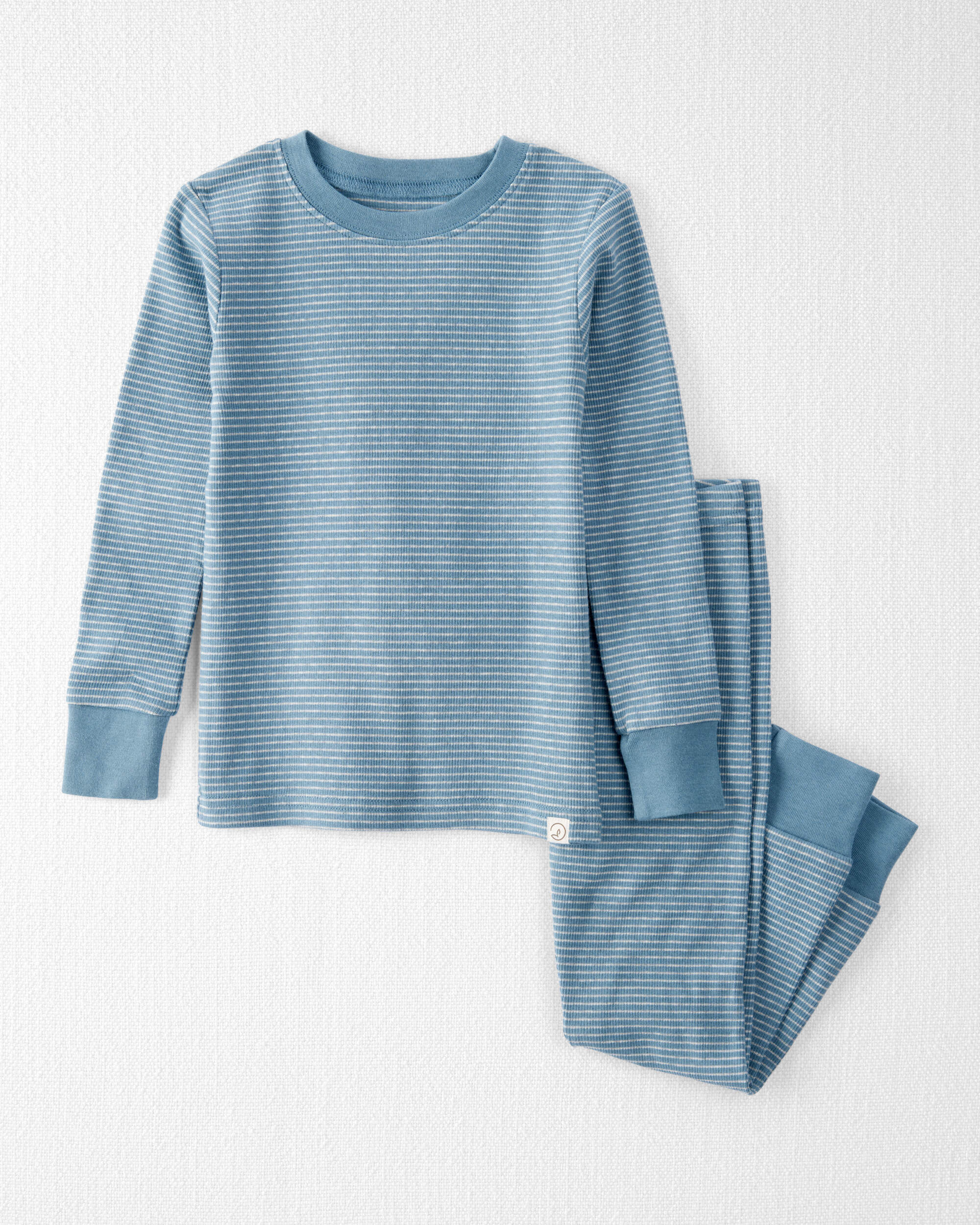 Toddler Solid Organic Cotton 2-Piece Pyjamas