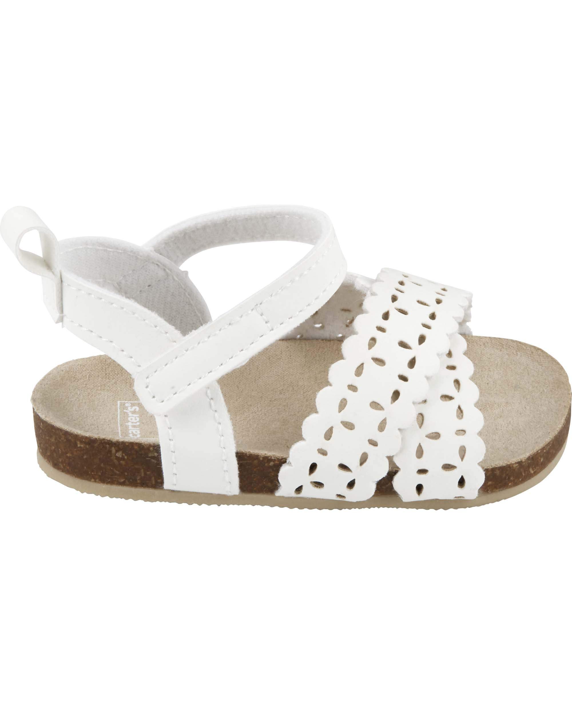 Carter's deals white sandals