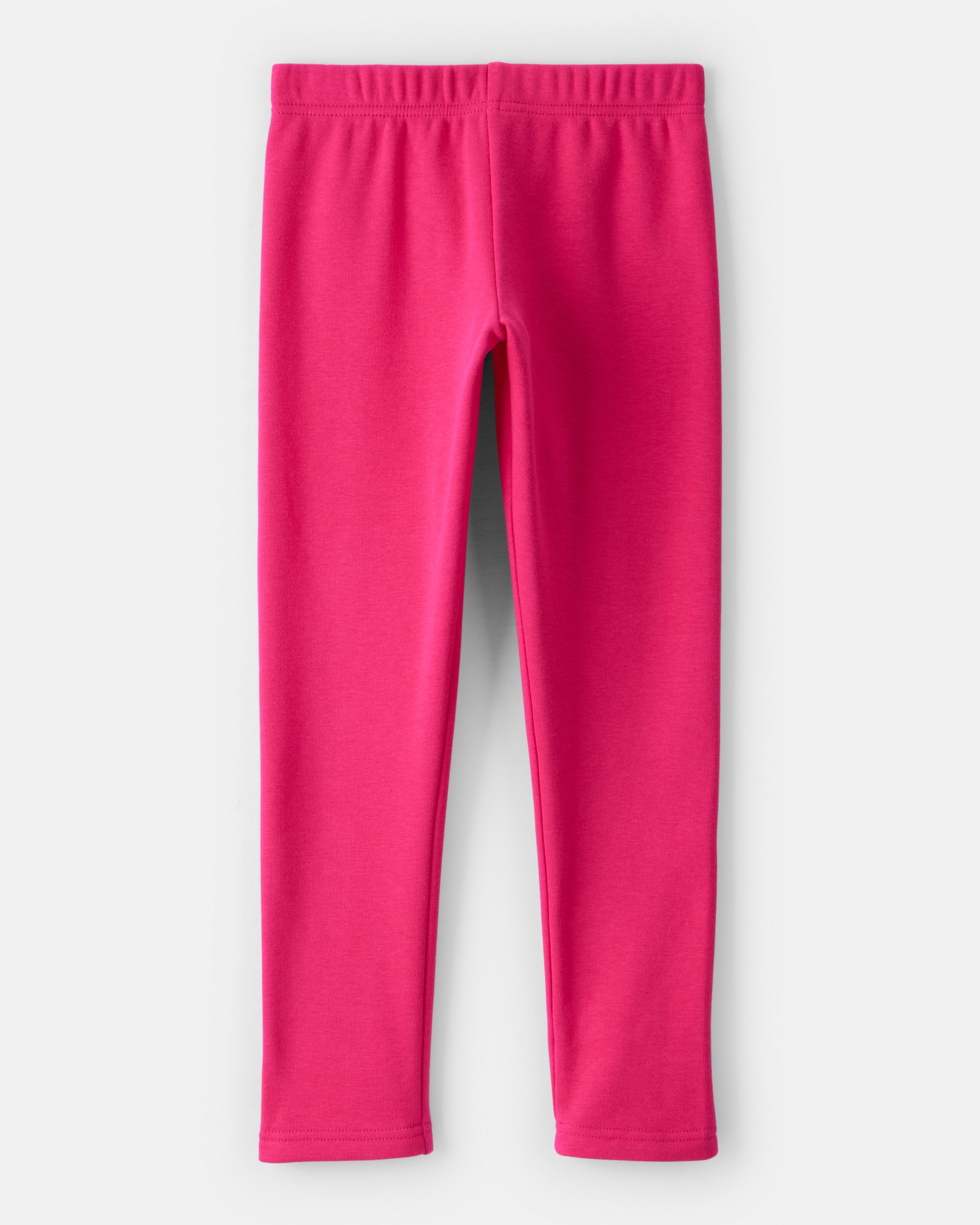 Girls Pull-On Stretch Cozy Leggings - Pink