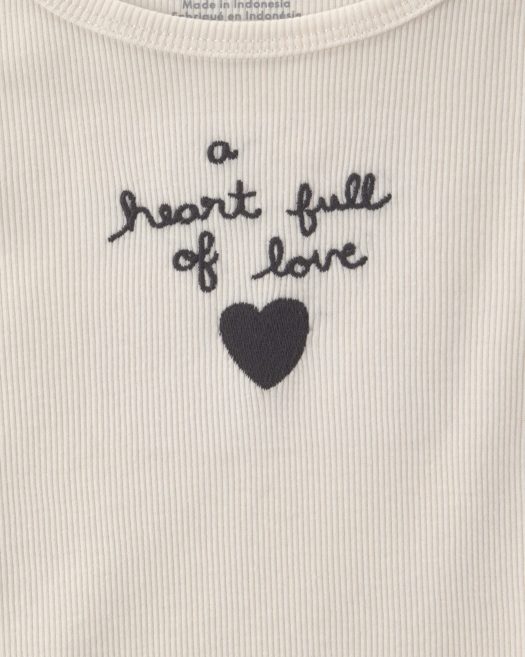 Toddler Girl 3-Piece 'A Heart Full of Love' Fleece Long-Sleeve Layering Set
