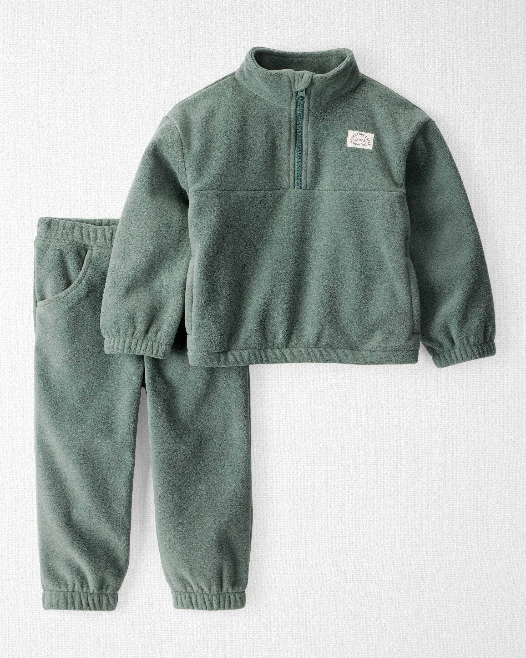 Toddler Girl 2-Piece Recycled Microfleece Set