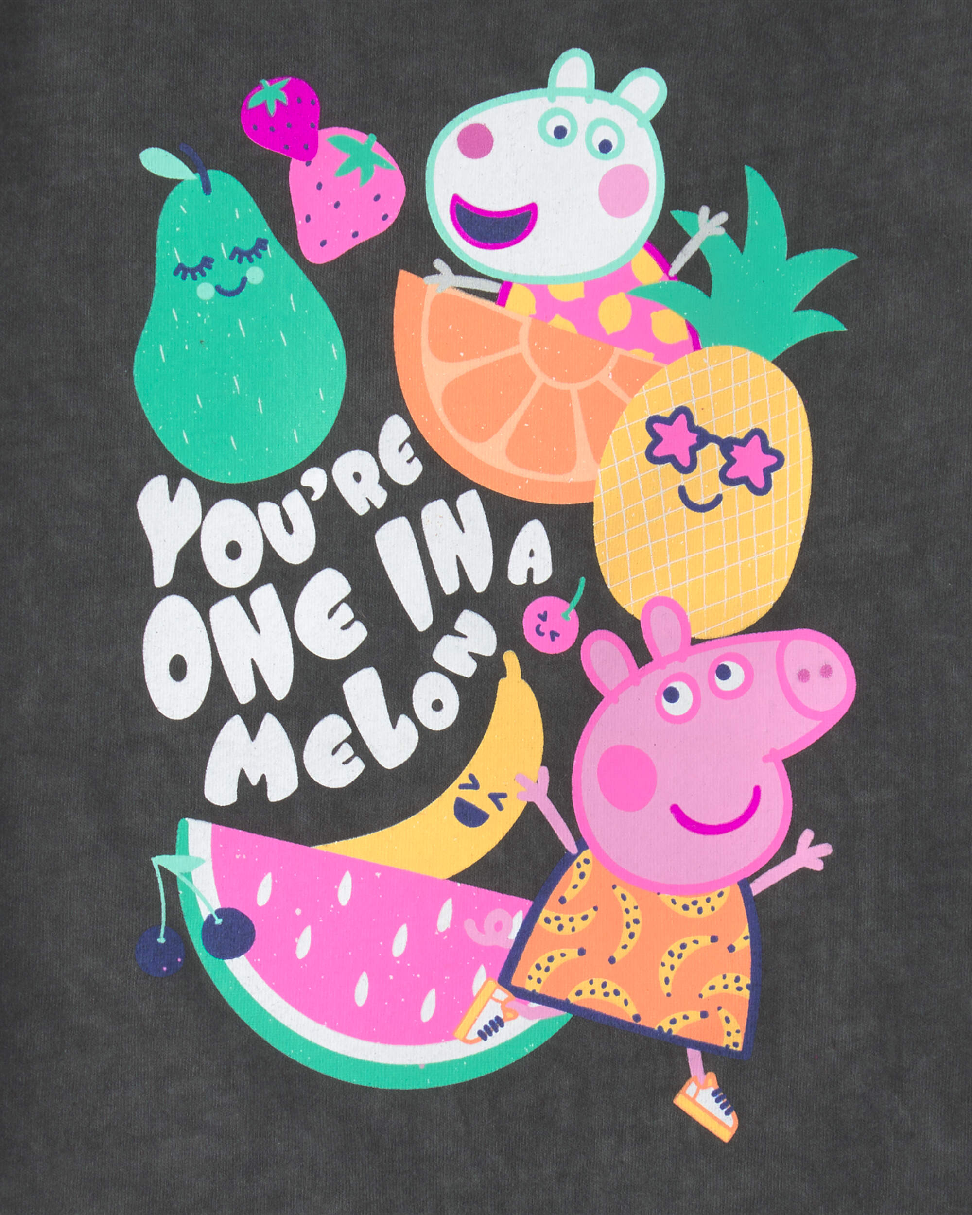 Toddler Girl Peppa Pig Graphic Tee - Grey