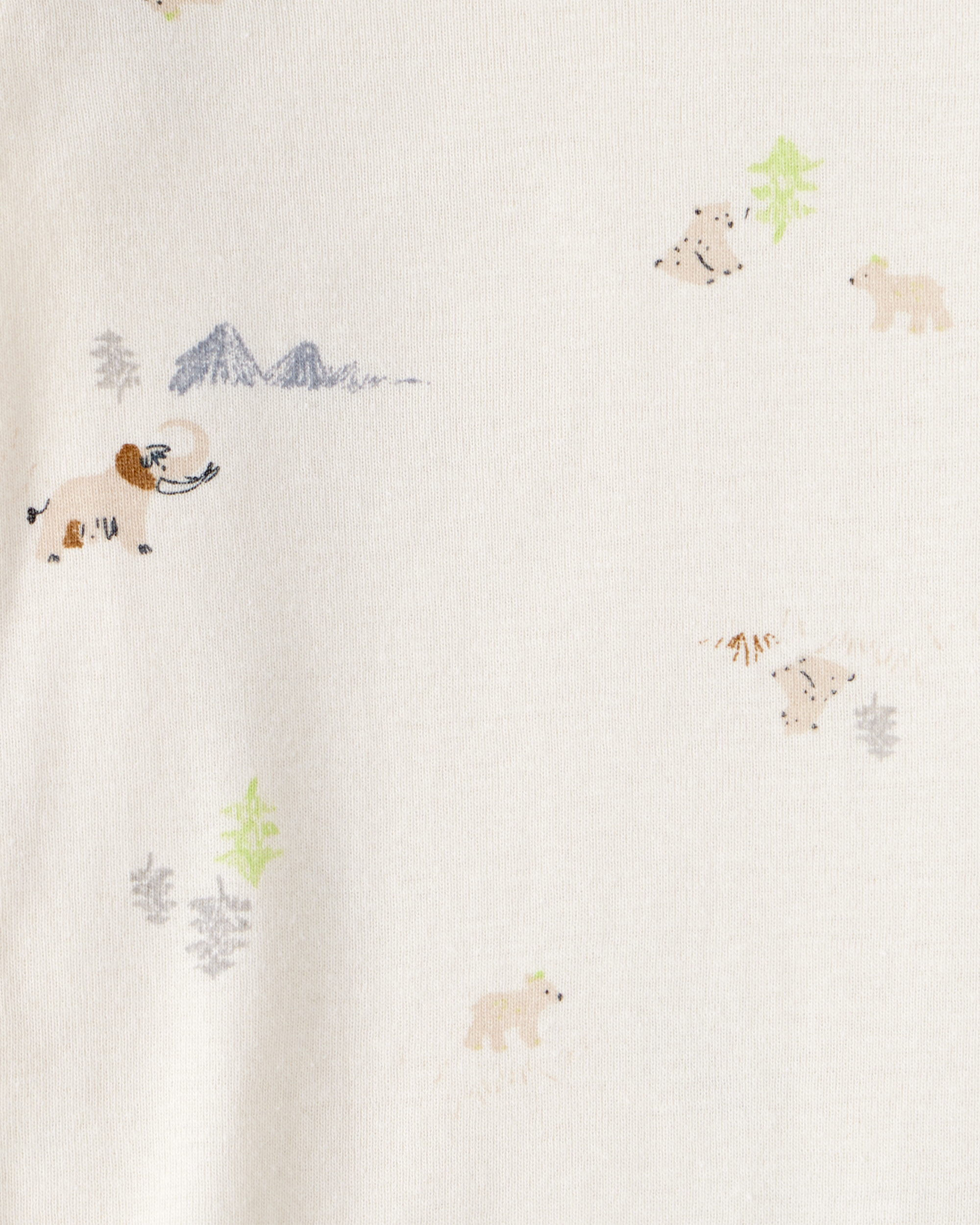 Baby Boy 3-Piece Elephant Print Long-Sleeve Bodysuit & Pant Set - Blue/White