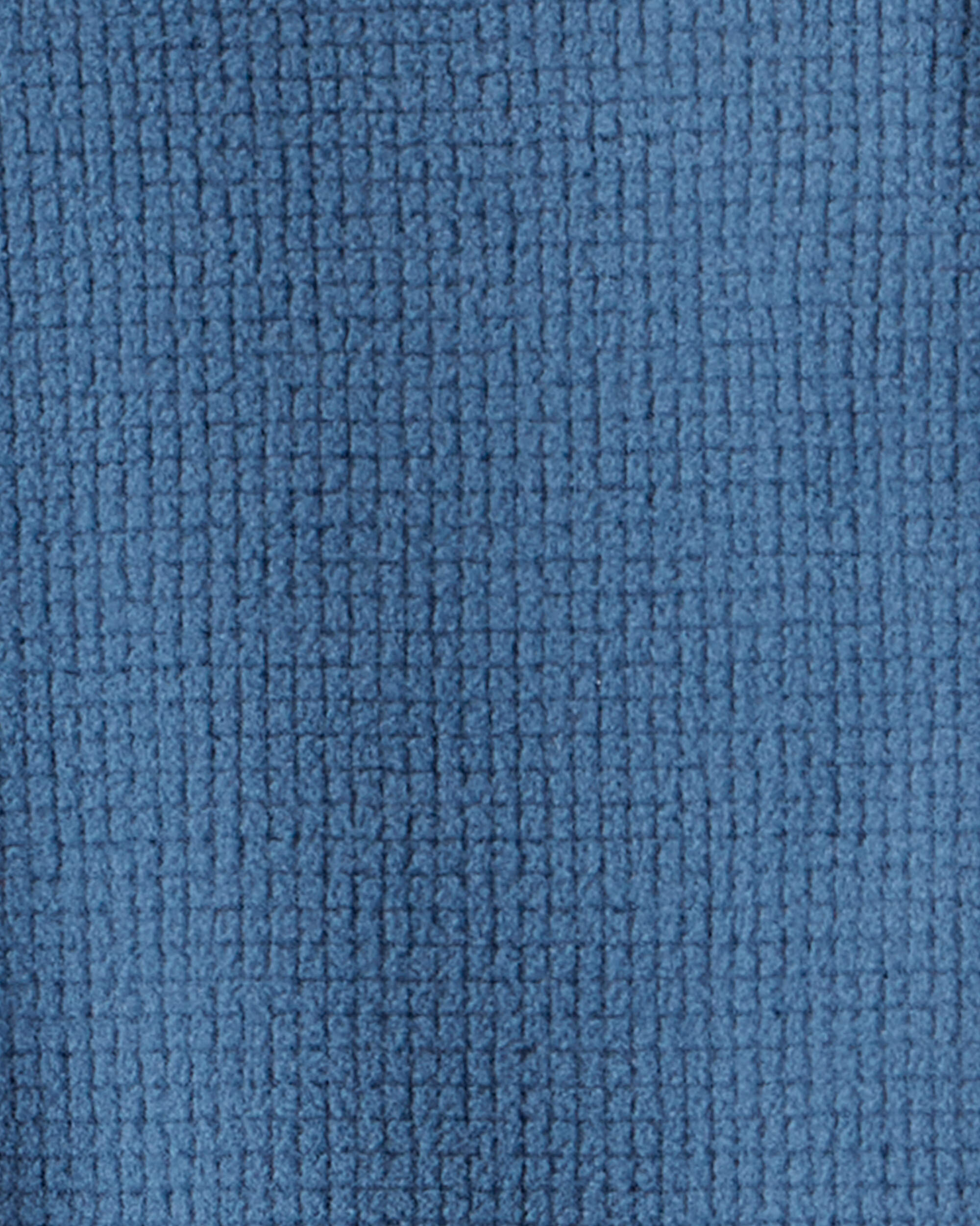 Toddler Boy Fleece Long-Sleeve Snug Fit 1-Piece Pajamas - Blue