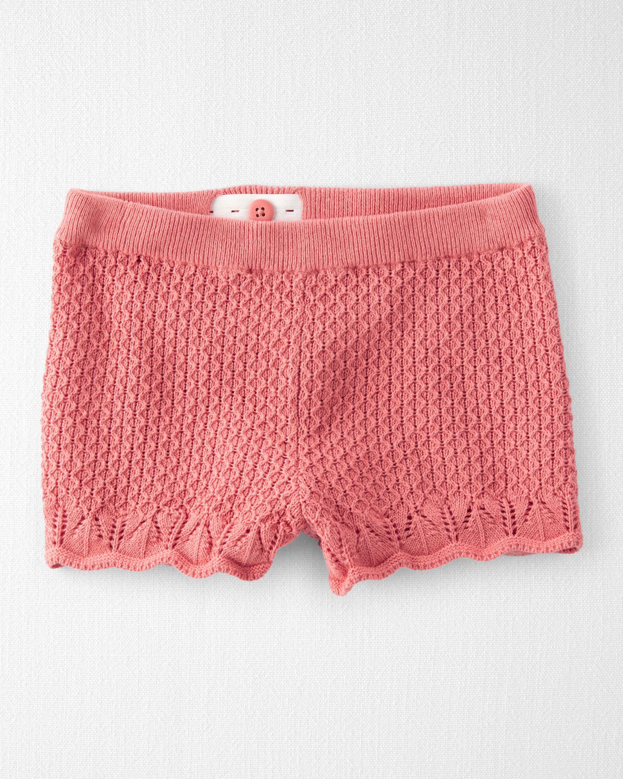 Toddler 2-Piece Organic Cotton Crotchet Knit Set