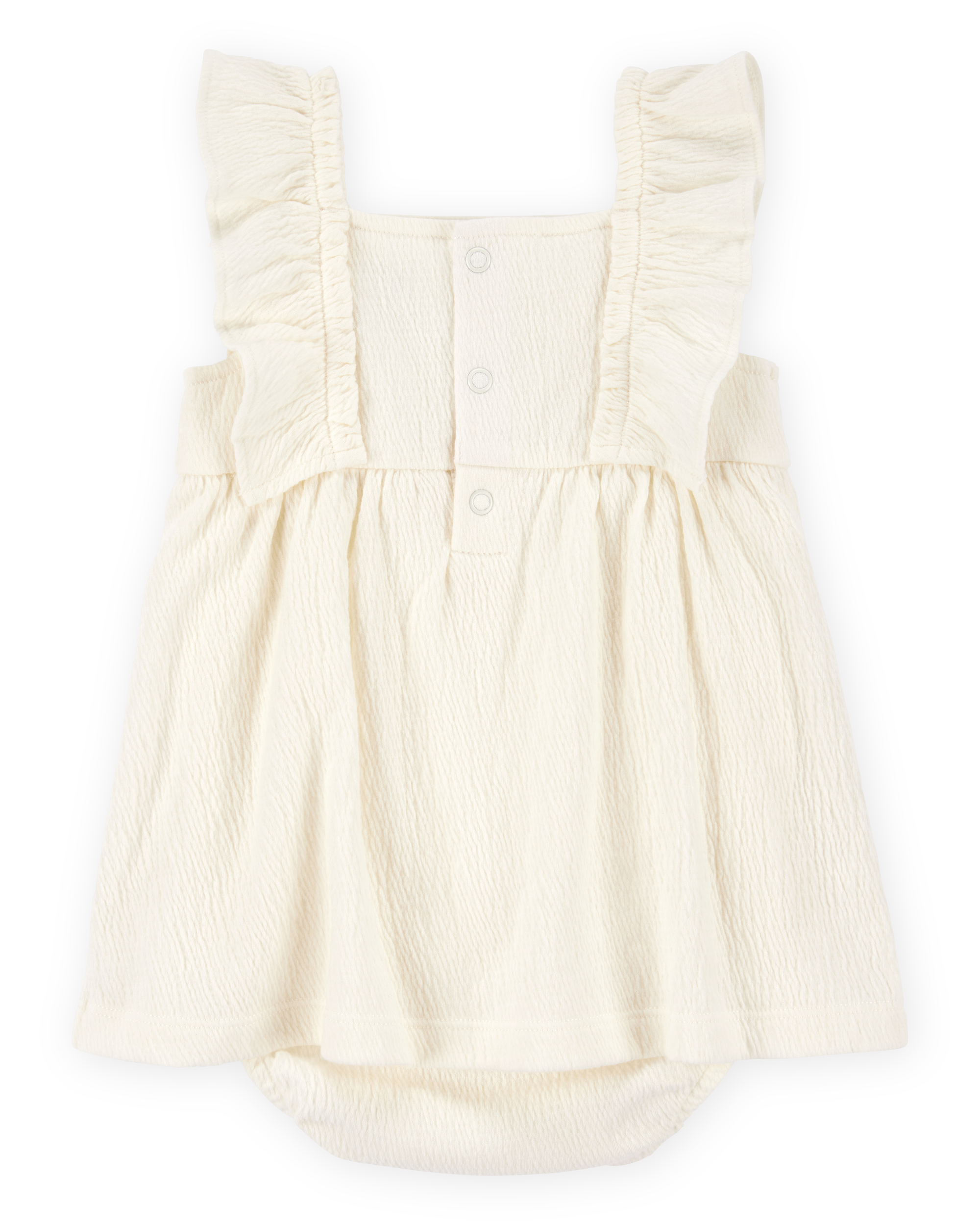 Baby Floral Flutter Bodysuit Dress