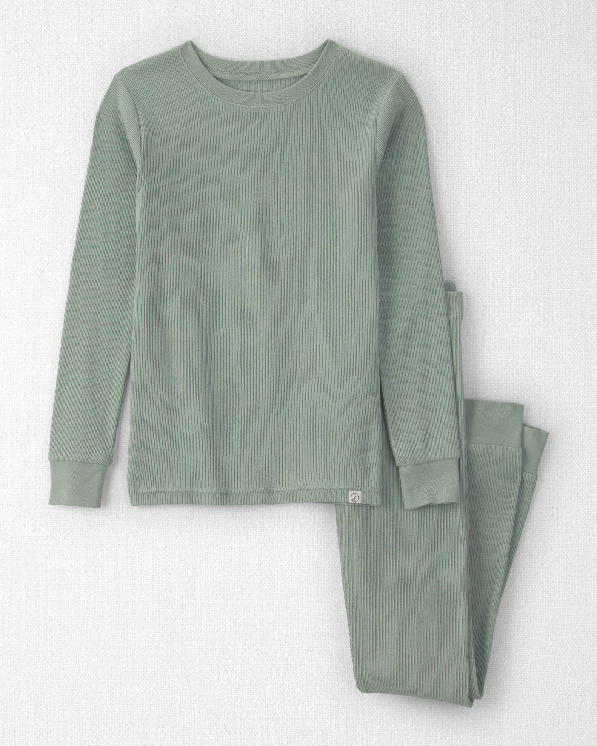 Kids 2-Piece Long-Sleeve Pyjama Set Green