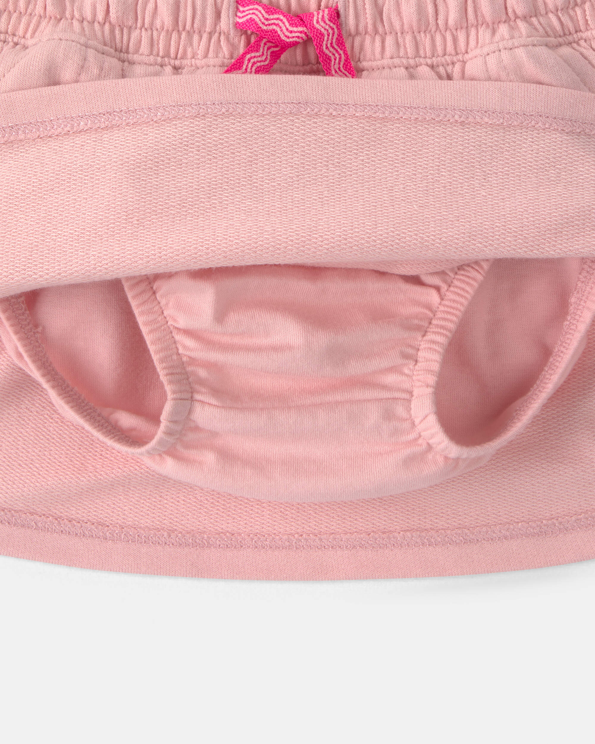 Baby Girl French Terry Skort - Pink