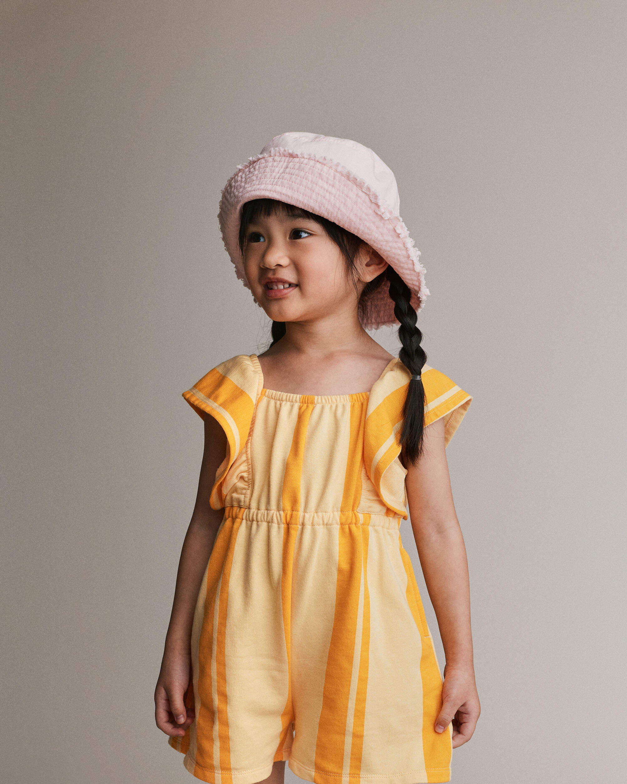 Toddler Girl Bucket Hat - Rose