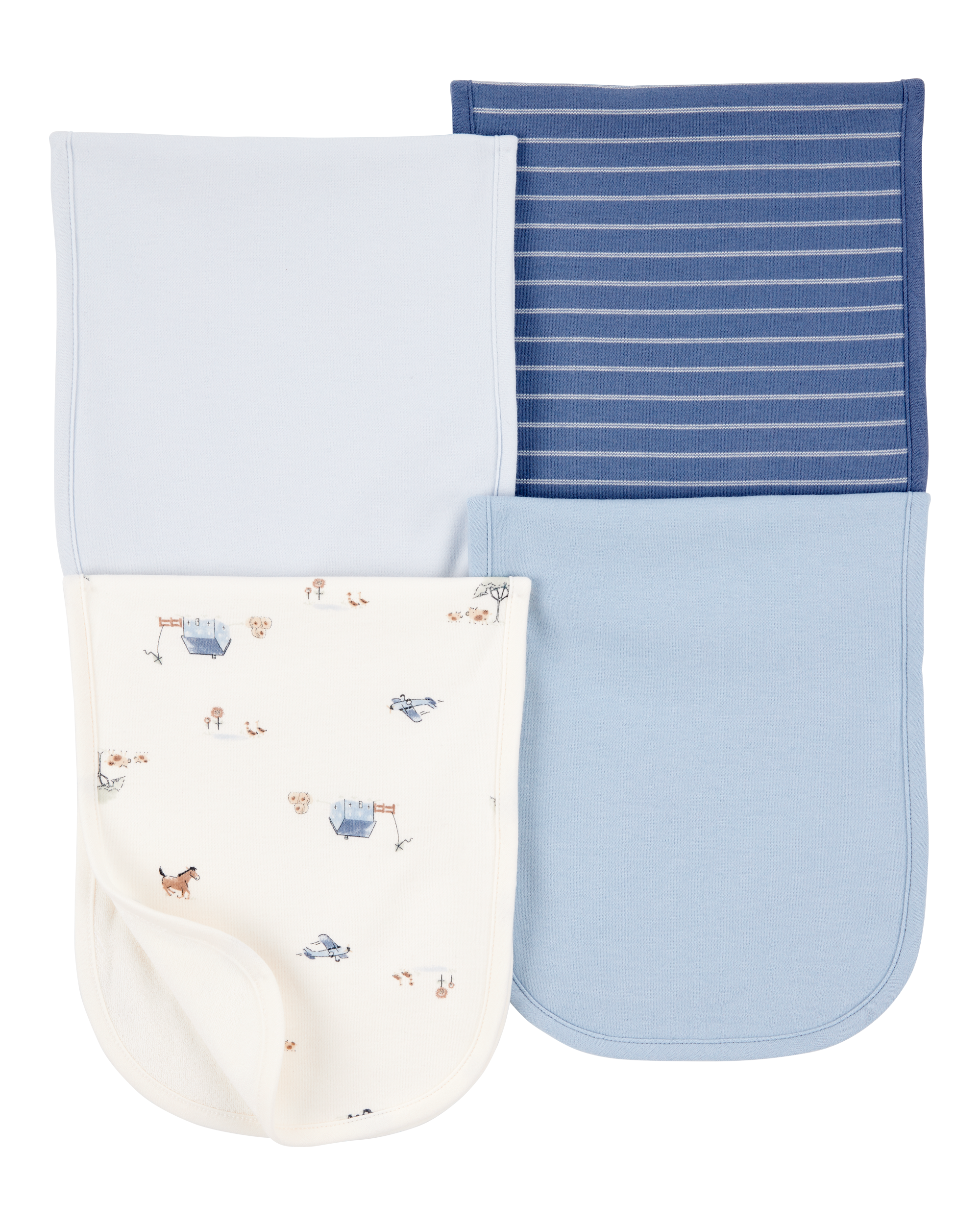 Baby 4-Pack Burp Cloths