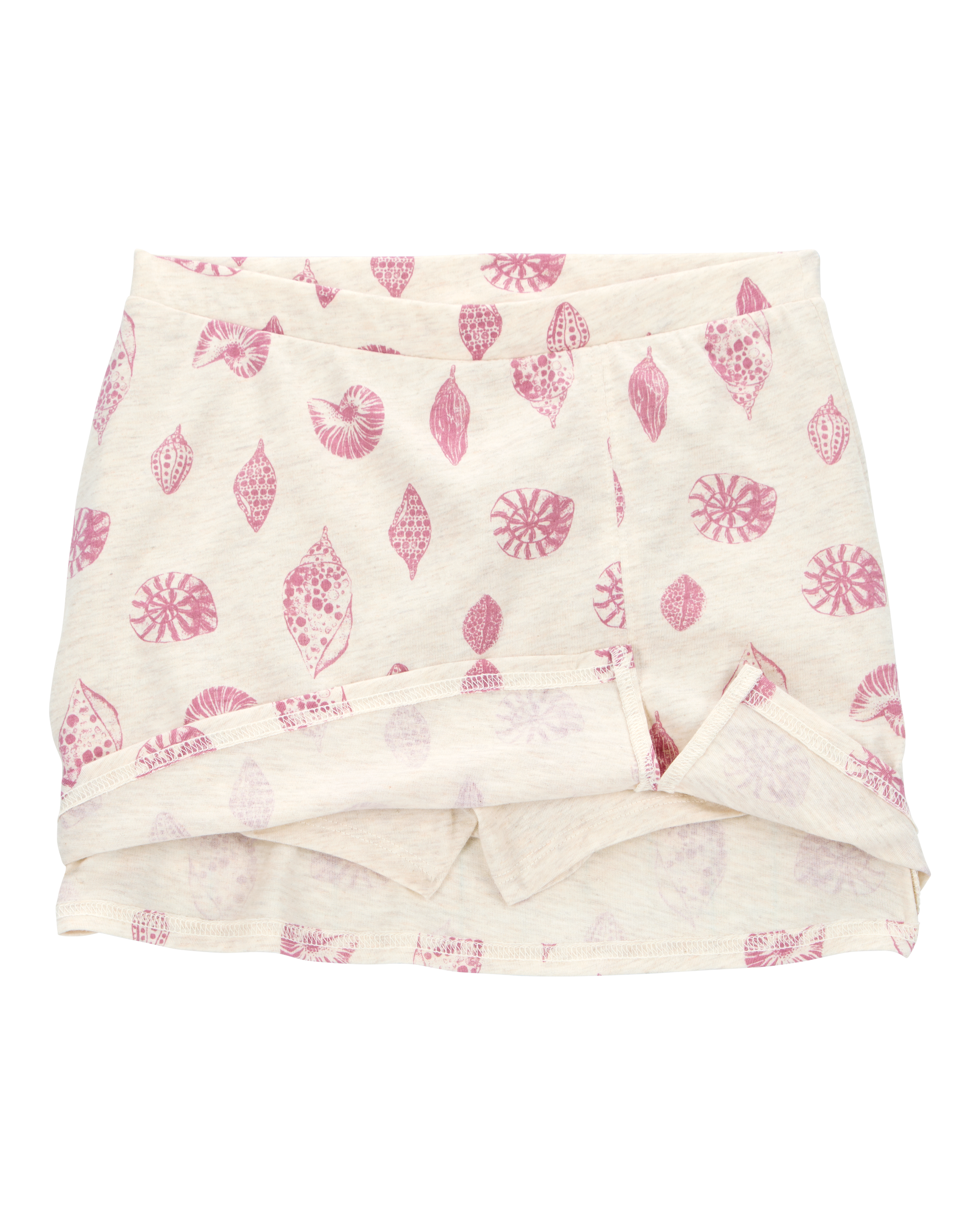 Girls Seashell Golf Skort - Ivory